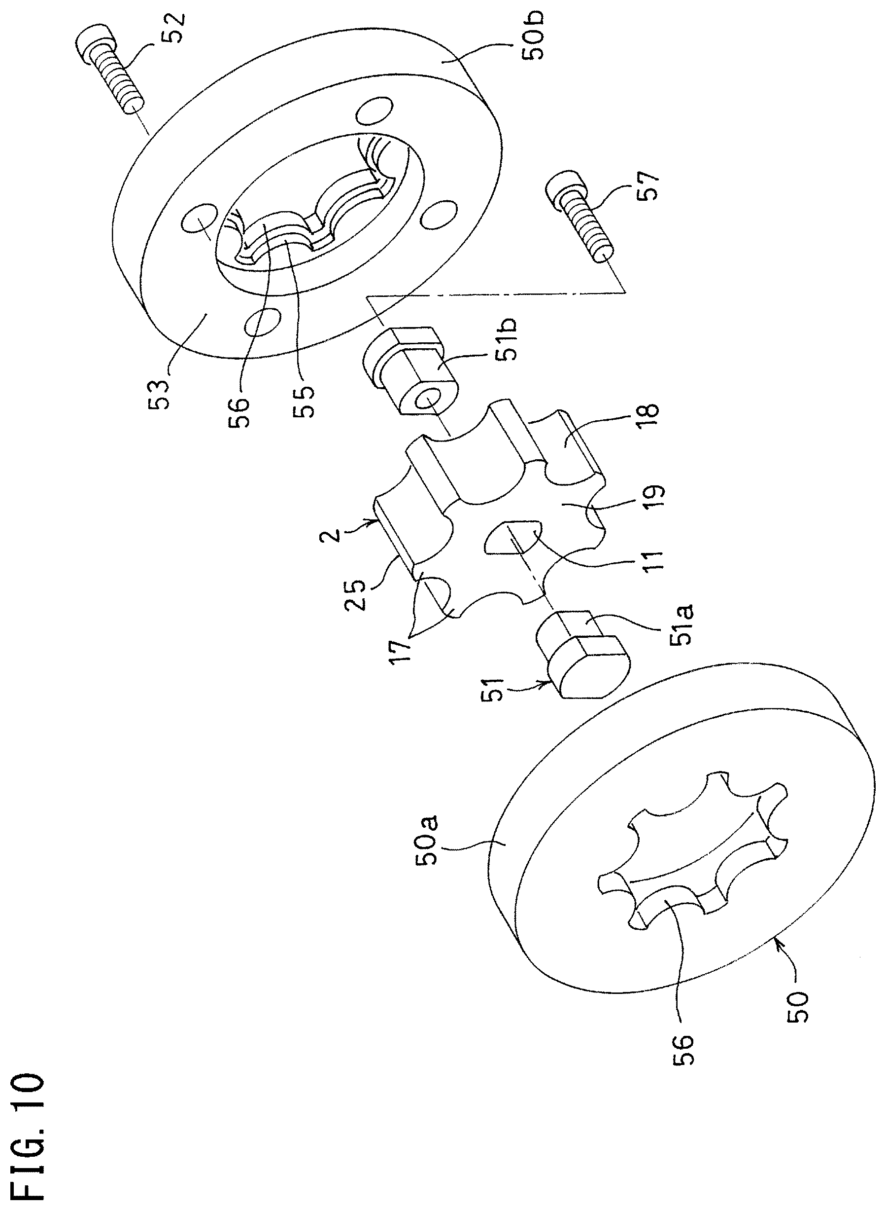 Patent US12103038 Figure 9 – Crosslinked fluororesin-coated rotor manufacturing method