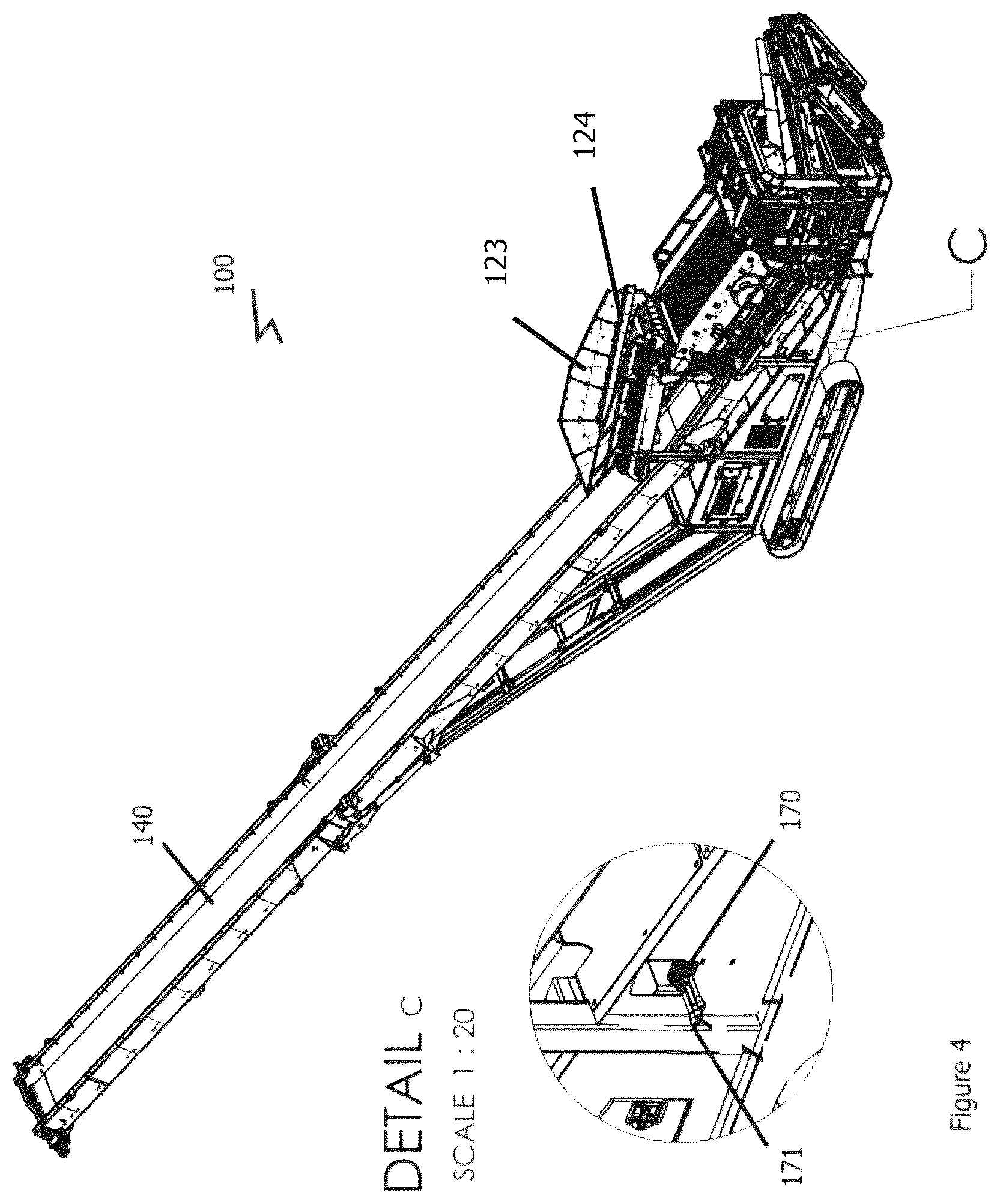 Patent US12103041 Figure 5 – Portable screening and stockpiling apparatus