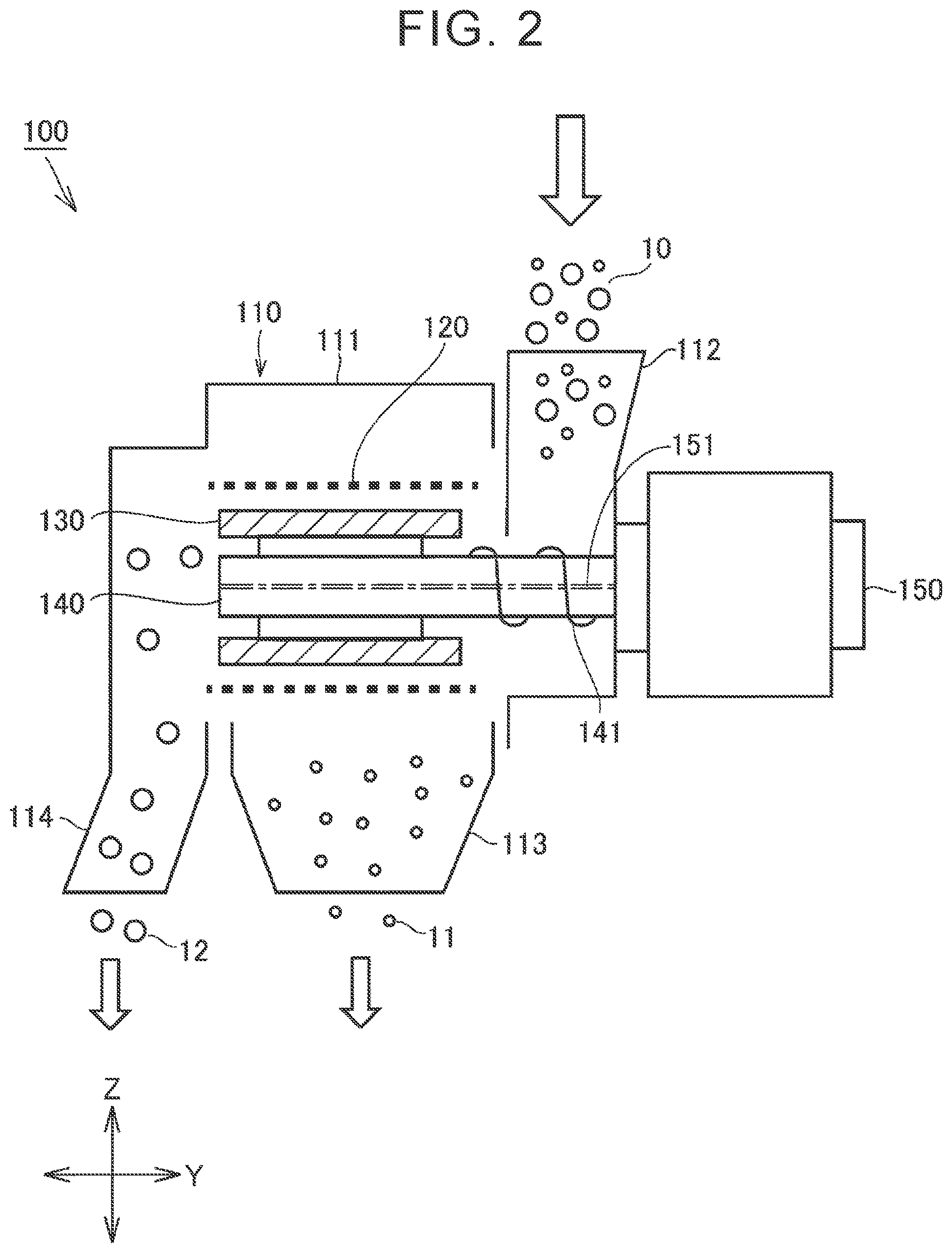 Patent US12103042 Figure 2 – Method for manufacturing electrode, classification system, and, electrode material