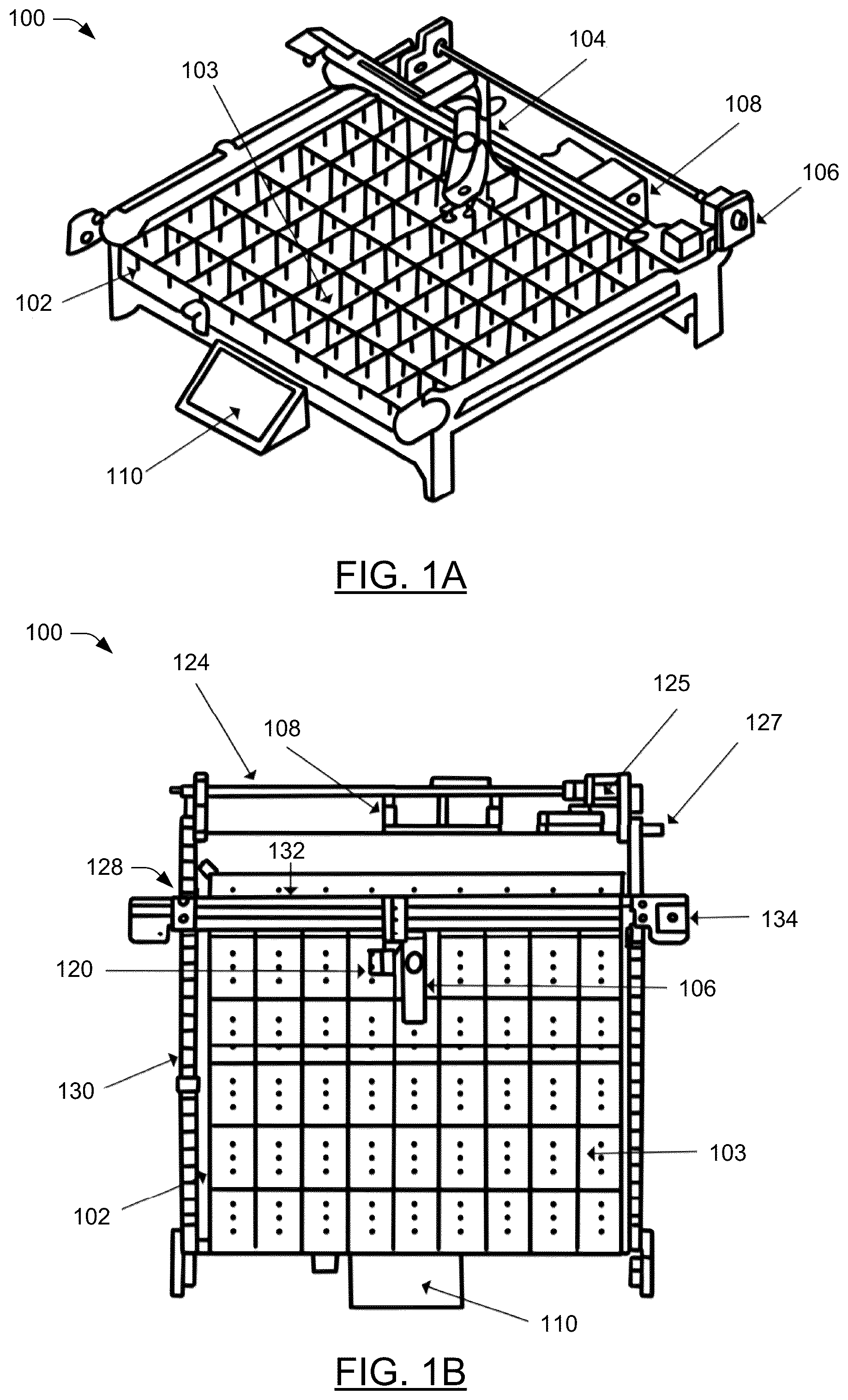 Patent US12103048 Figure 1 – Item inventory management system with vacuum-operated sorter
