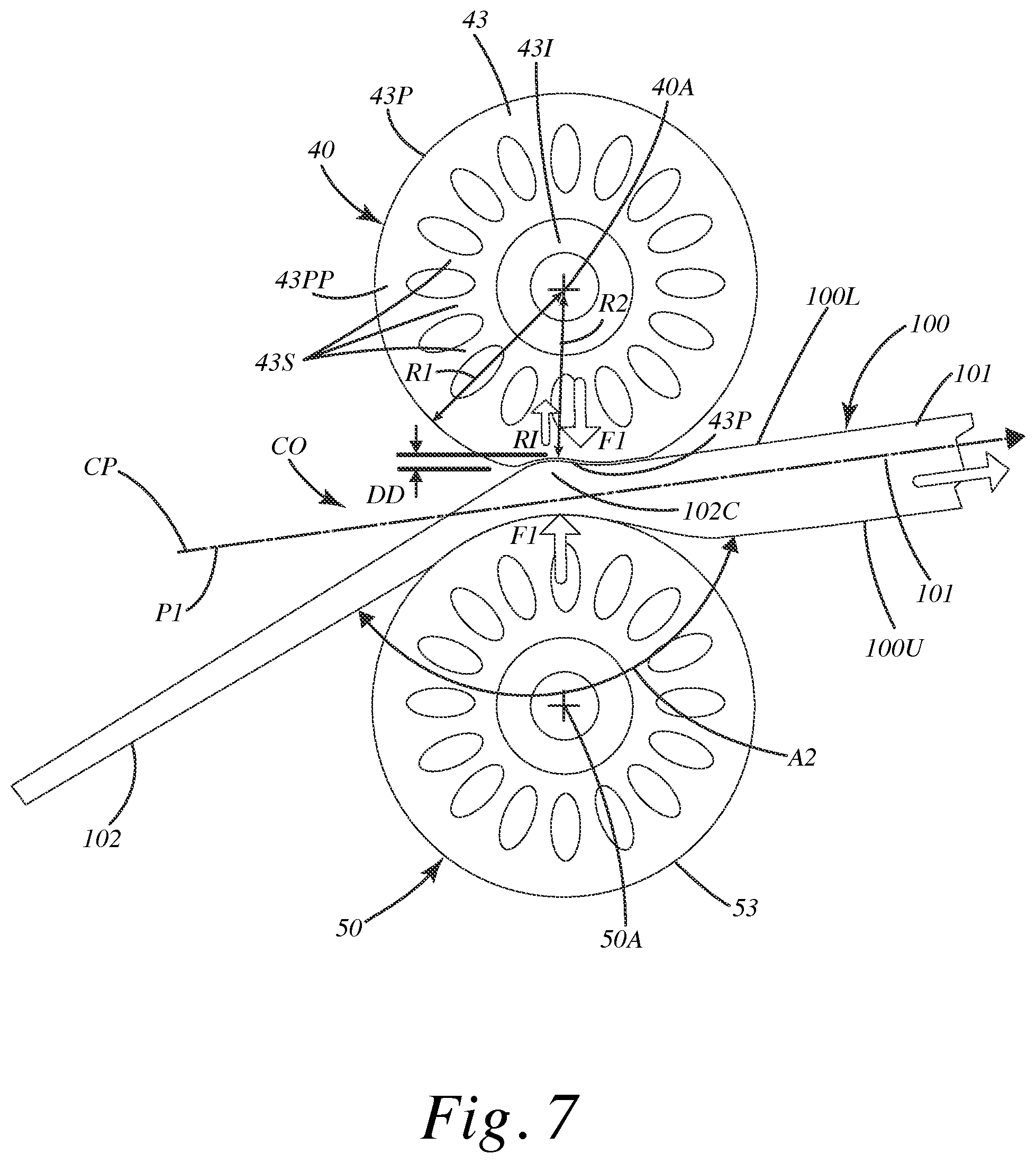 Patent US12103049 Figure 7 – Three-dimensional vehicle mat washer and related method of use