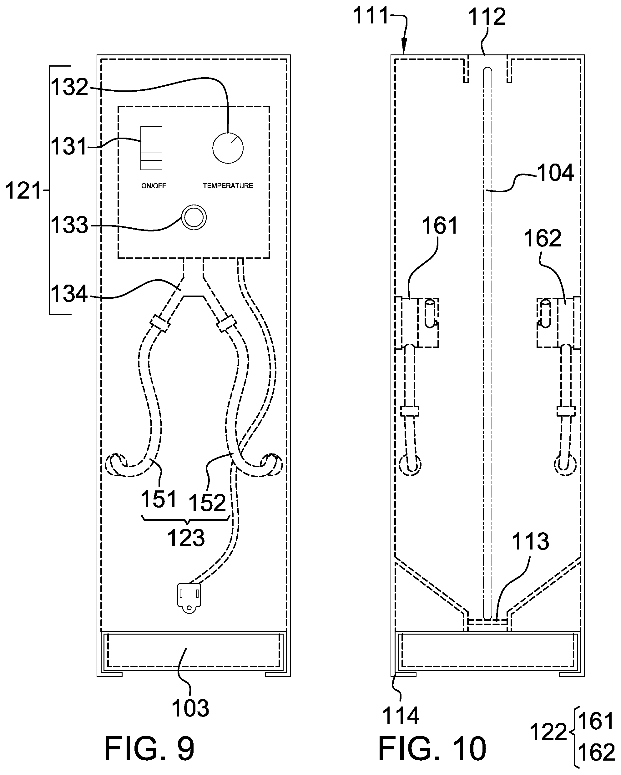 Patent US12103053 Figure 8 – Portable grill grate washing machine