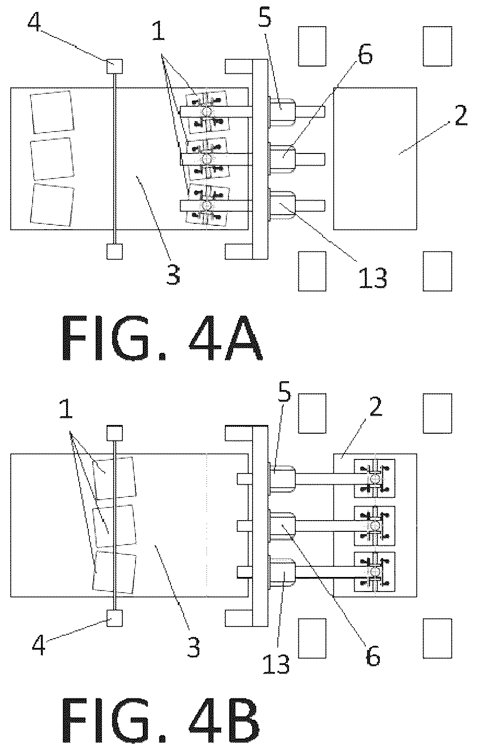 Patent US12103063 Figure 4 – Apparatus for centering and loading flat format parts in a press