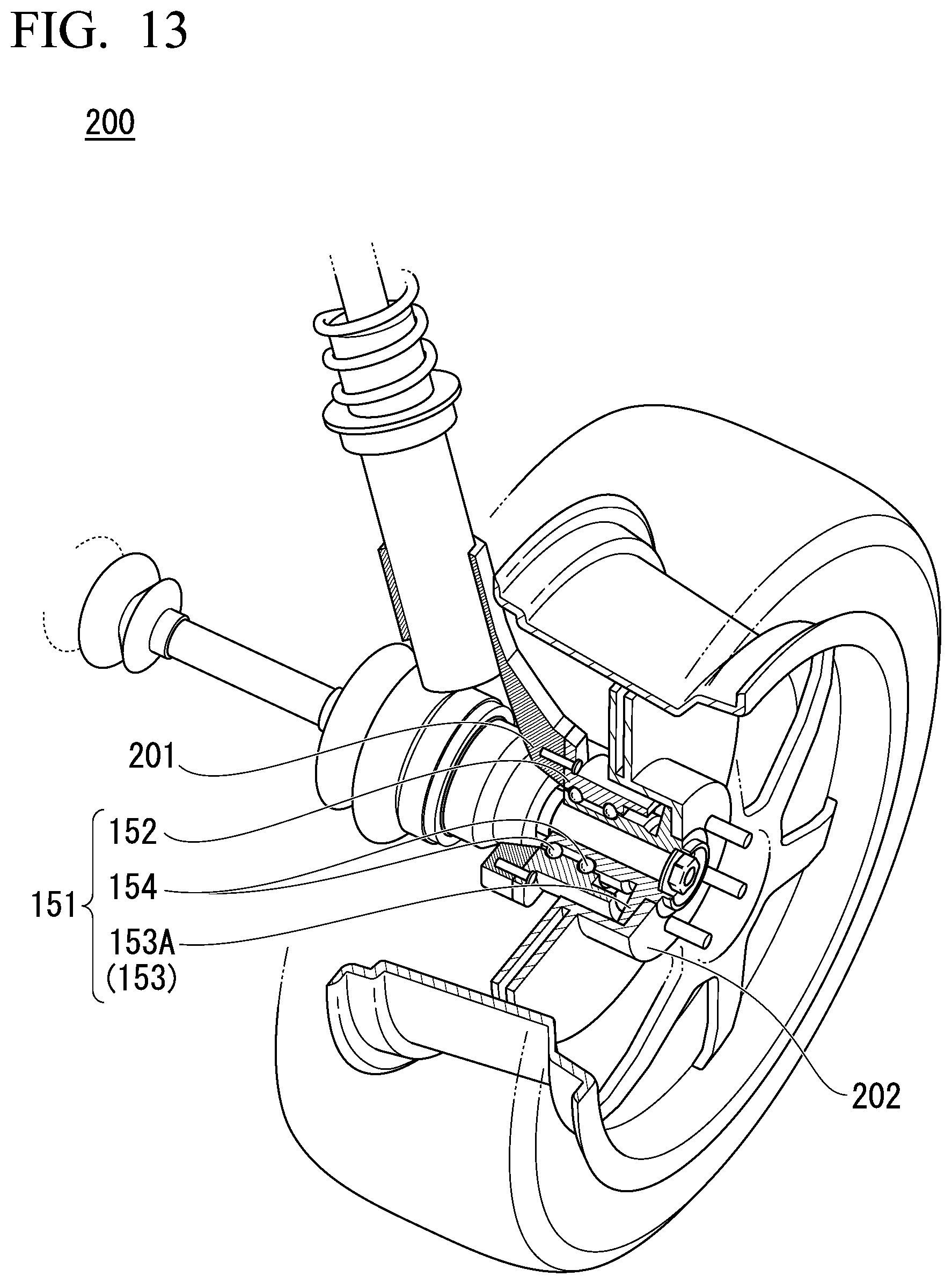 Patent US12103065 Figure 12 – Staking assembly manufacturing method, hub unit bearing manufacturing method, and vehicle manufacturing method