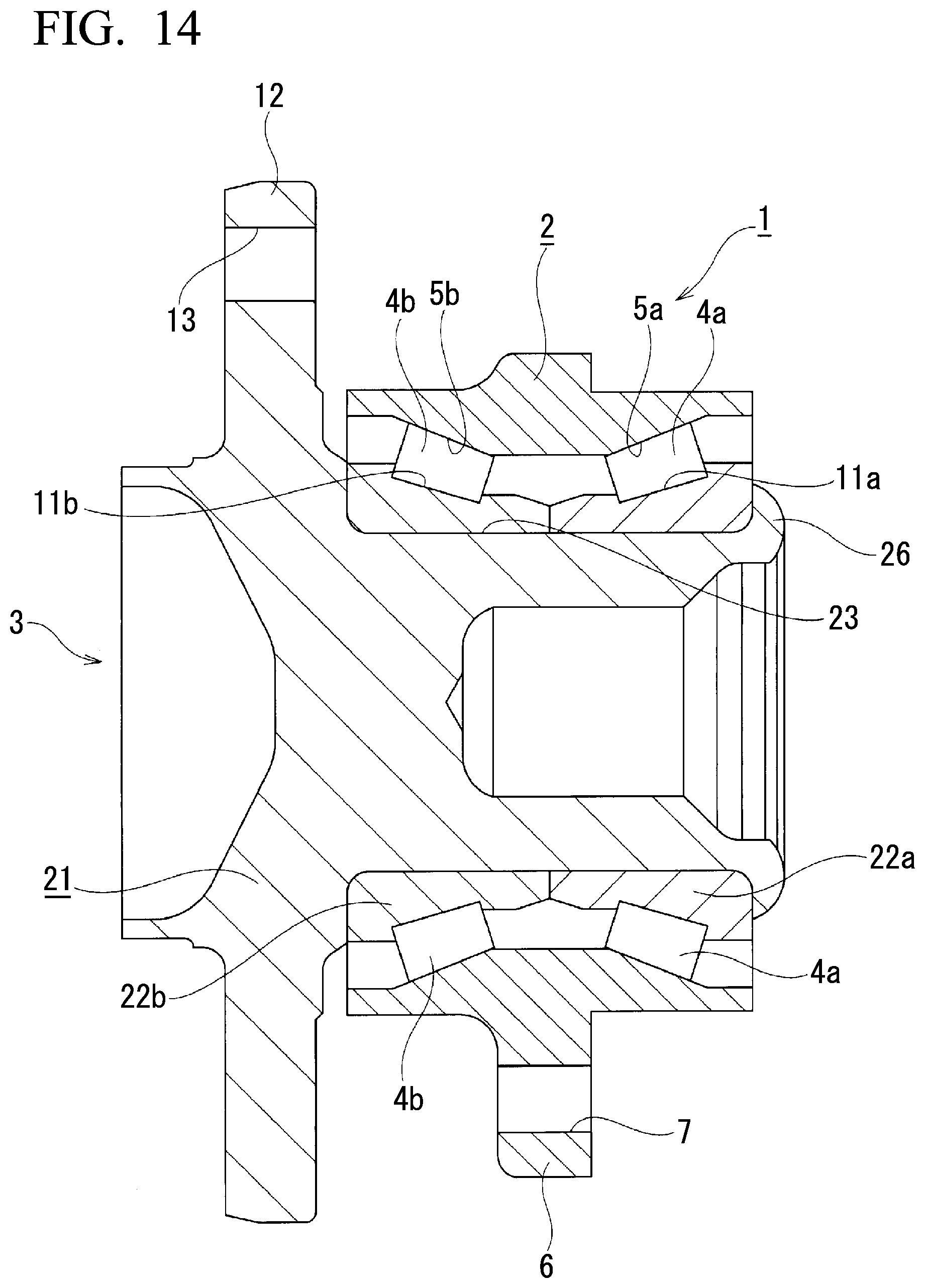 Patent US12103065 Figure 13 – Staking assembly manufacturing method, hub unit bearing manufacturing method, and vehicle manufacturing method