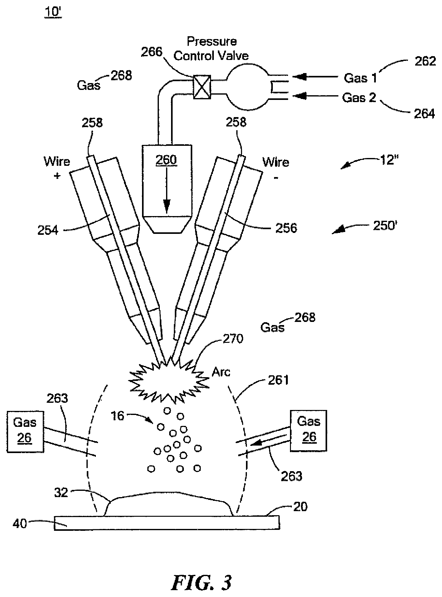Patent US12103069 Figure 3 – System and method for making a structured material