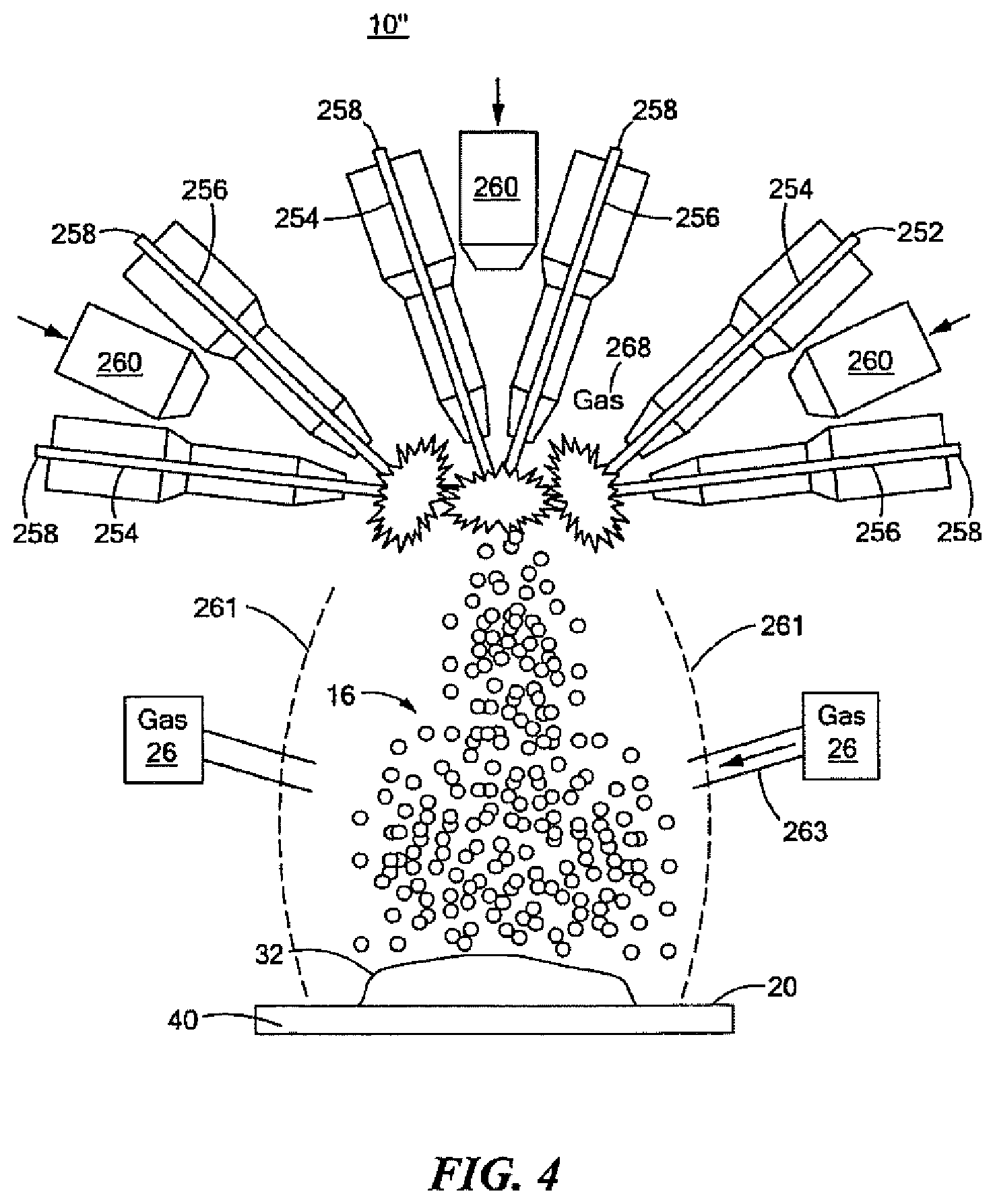 Patent US12103069 Figure 4 – System and method for making a structured material