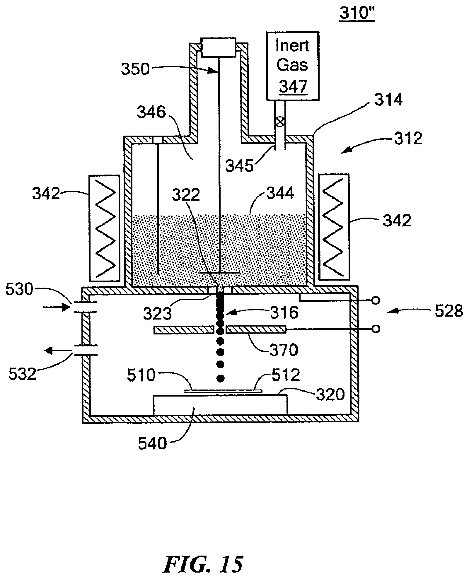 Patent US12103069 Figure 15 – System and method for making a structured material