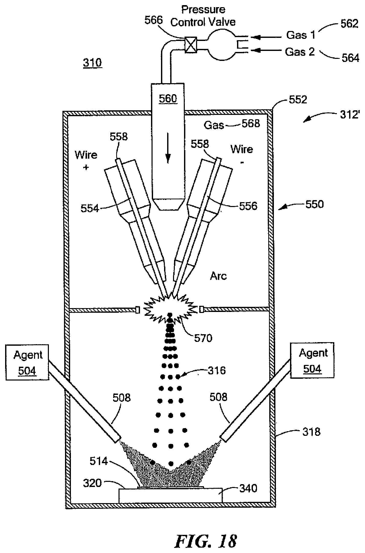 Patent US12103069 Figure 18 – System and method for making a structured material