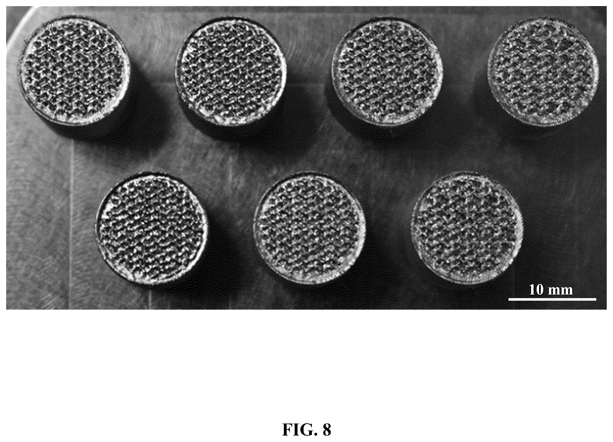 Patent US12103074 Figure 8 – Architected materials with controlled permeability and methods for making and using the same