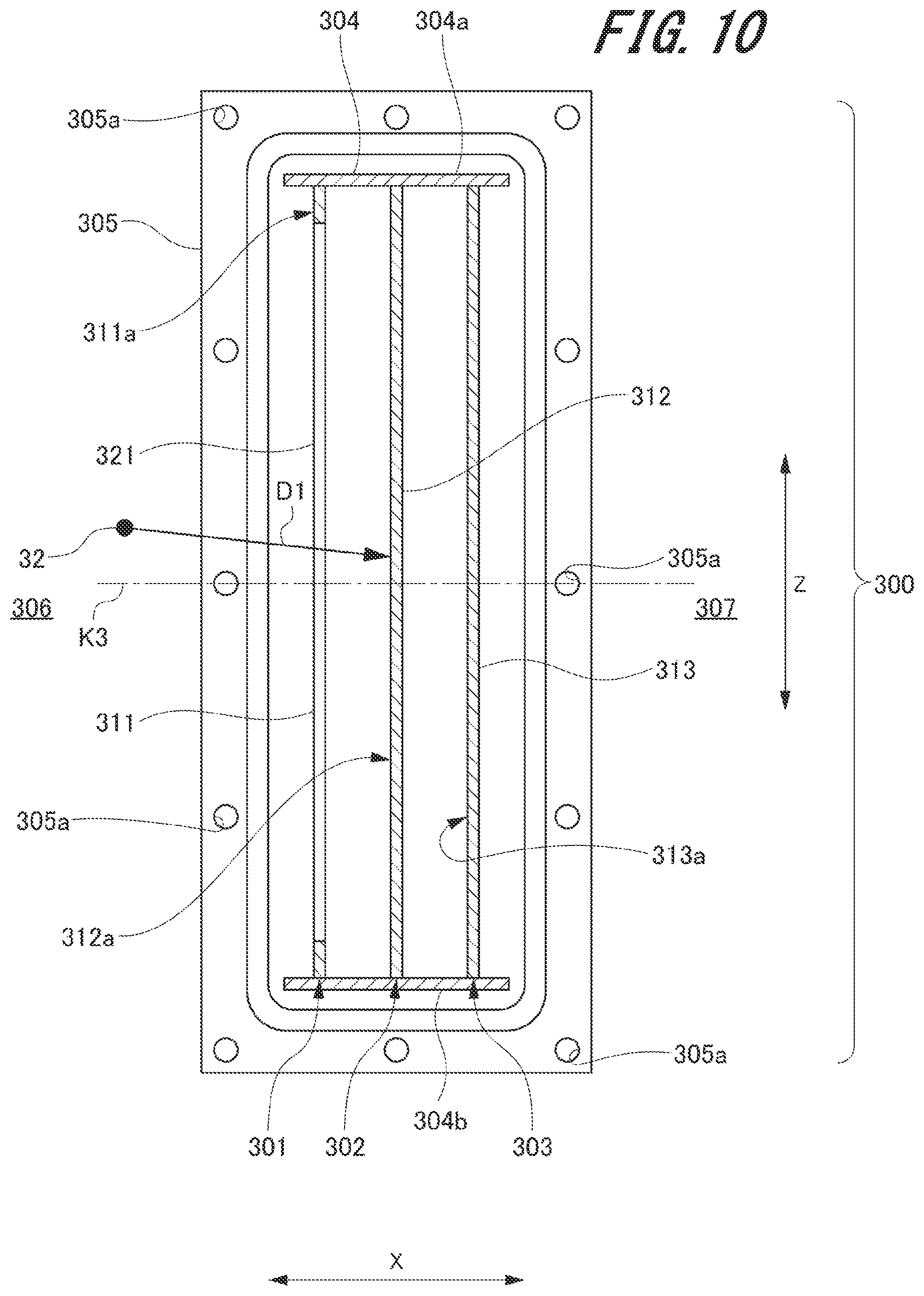Patent US12103080 Figure 10 – Particle filtration from air recycling in a three-dimensional powder bed fusion additive manufacturing apparatus