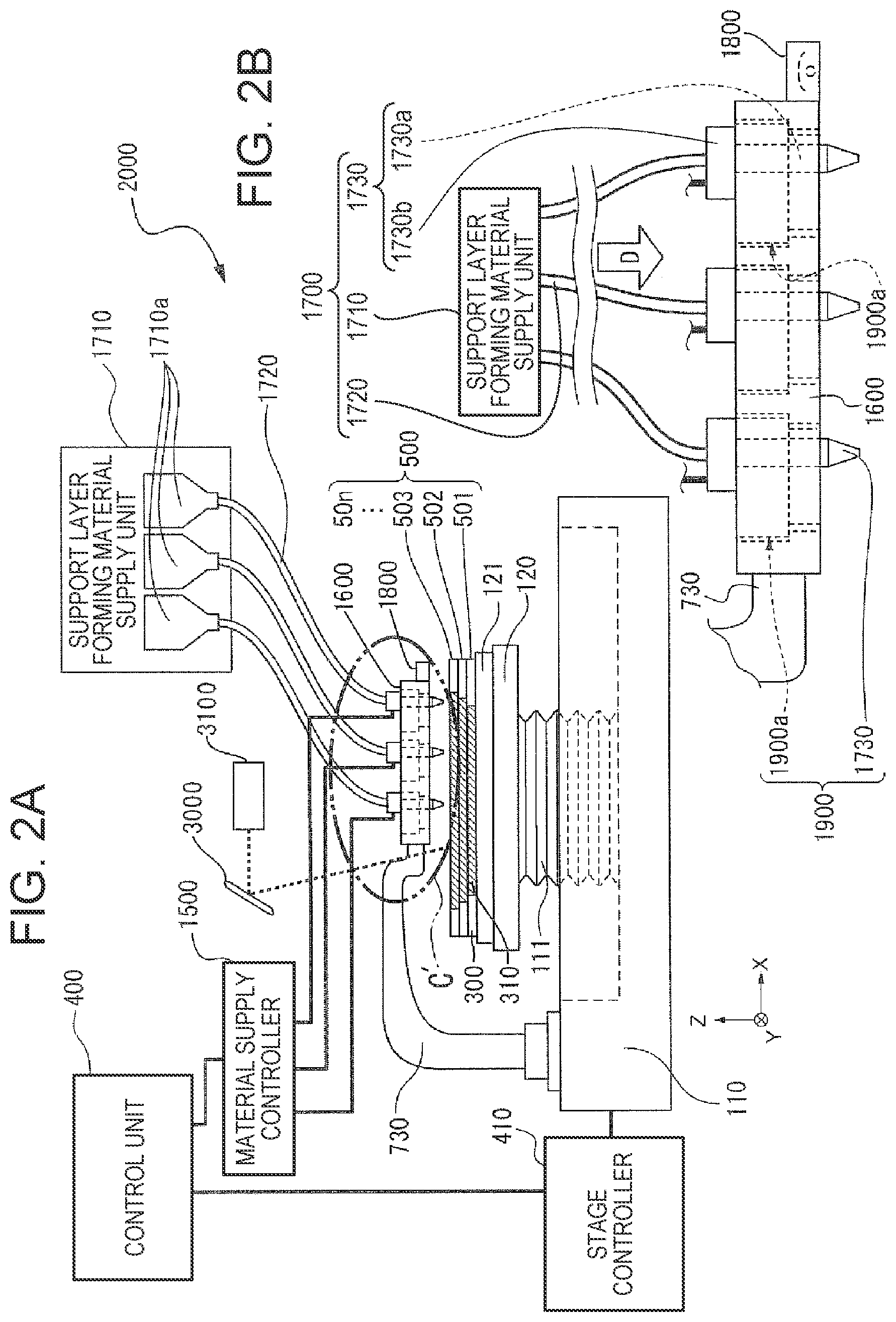 Patent US12103083 Figure 2 – Three-dimensional shaped article production method