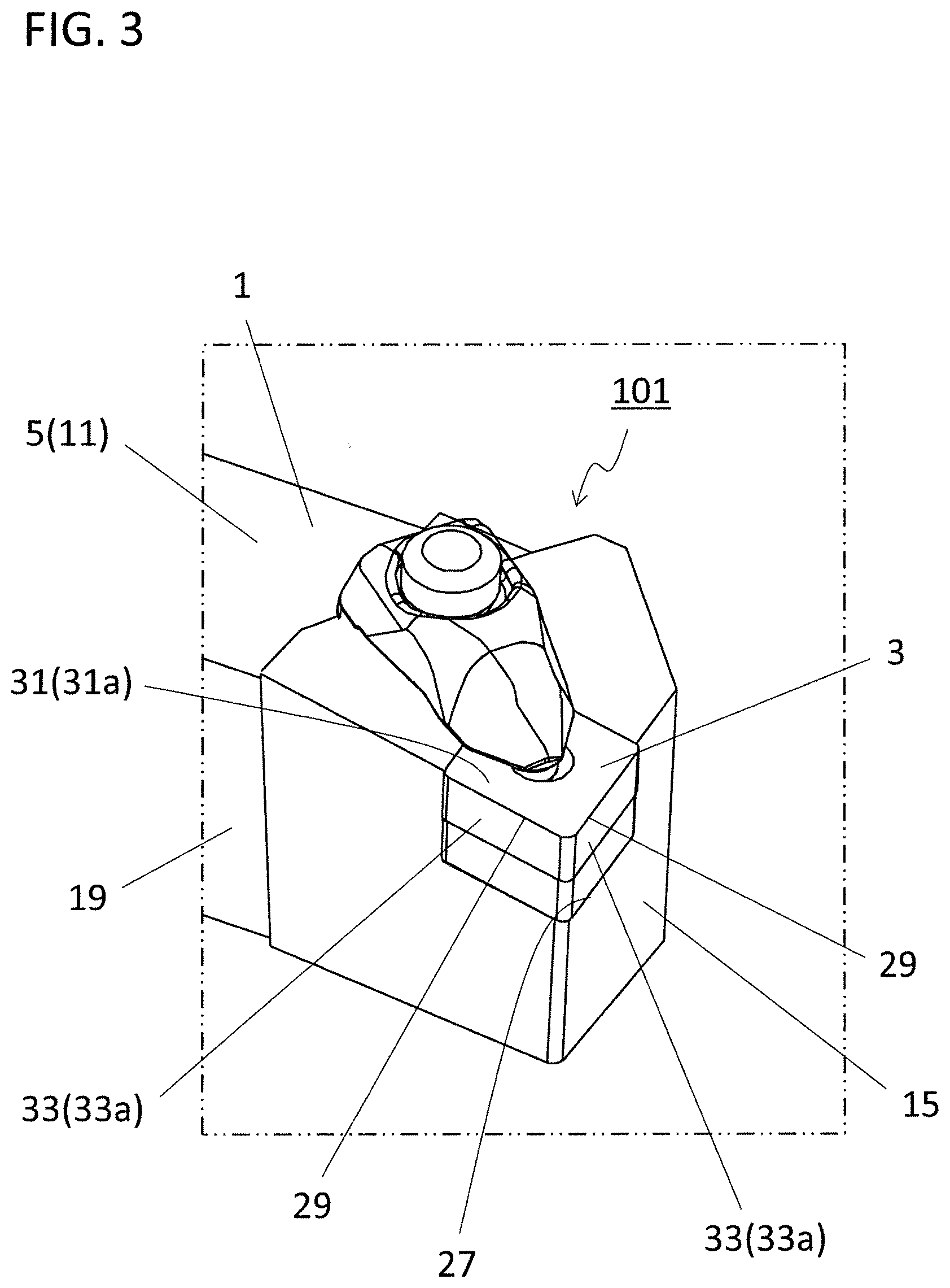 Patent US12103088 Figure 3 – Holder, cutting tool, method for manufacturing machined product, and method for collecting data