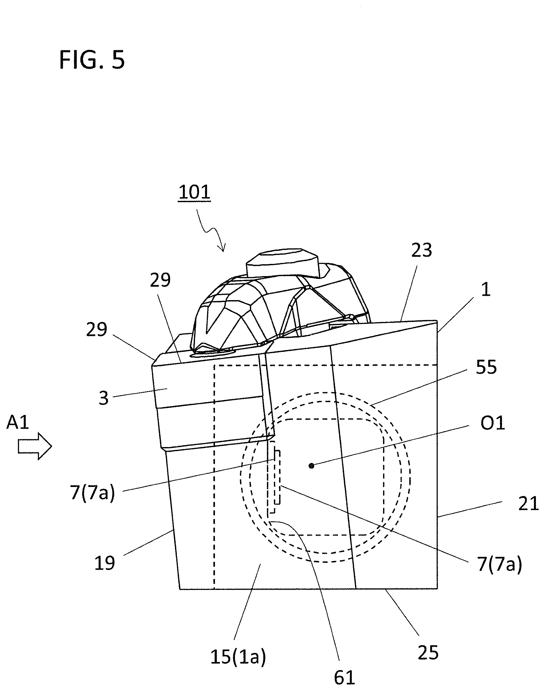 Patent US12103088 Figure 5 – Holder, cutting tool, method for manufacturing machined product, and method for collecting data