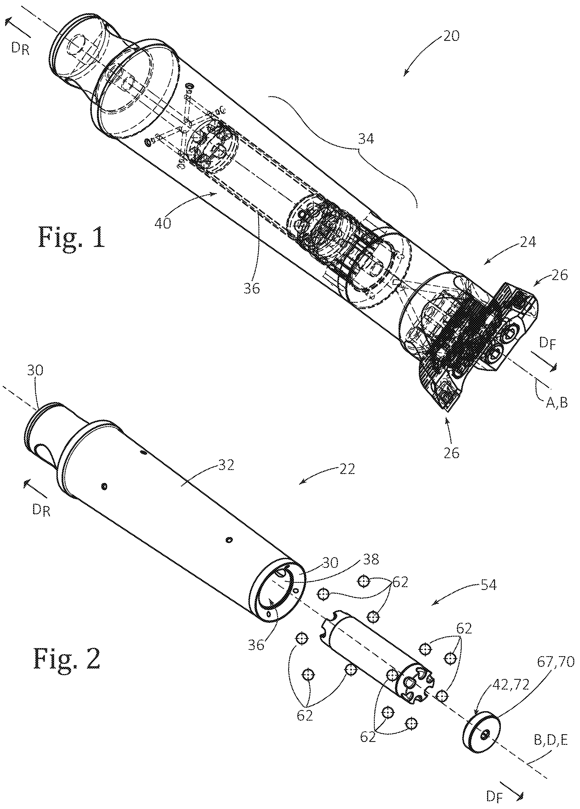 Patent US12103091 Figure 1 – Tool holder having anti-vibration arrangement and cutting tool provided with tool holder