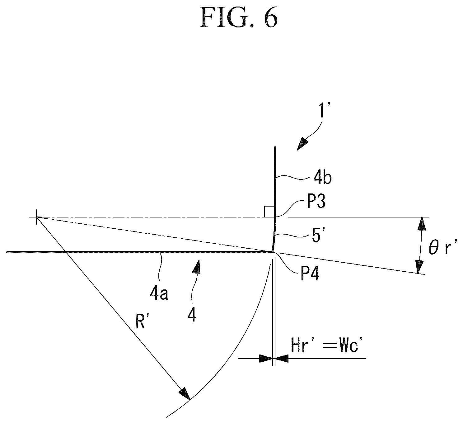 Patent US12103093 Figure 6 – Radius endmill and machine tool using the same, and designing method and machining method of radius endmill