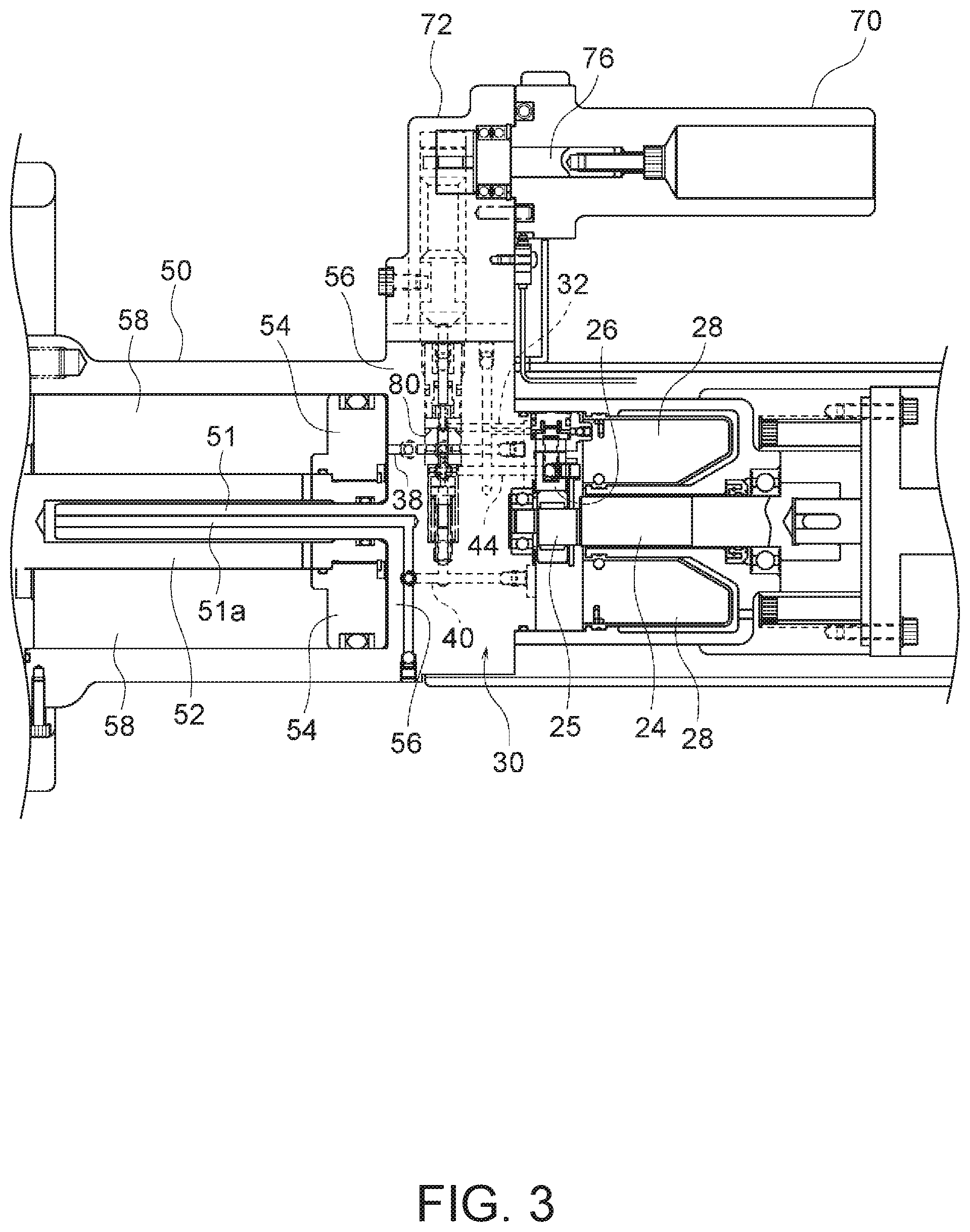 Patent US12103094 Figure 3 – Hydraulic actuation device