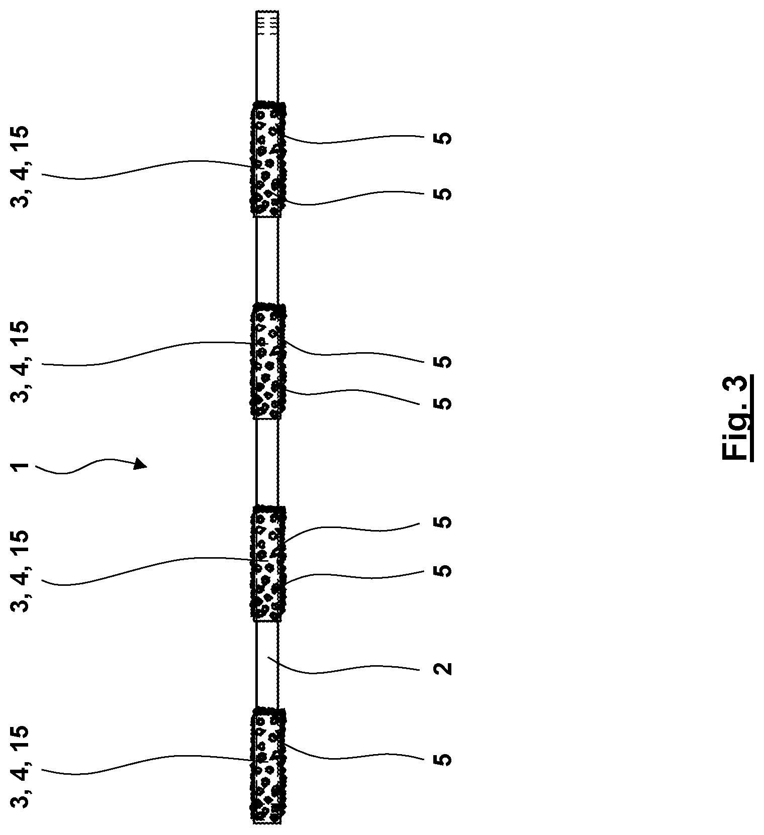 Patent US12103096 Figure 3 – Machining tool having asymmetrical teeth having cutting particles