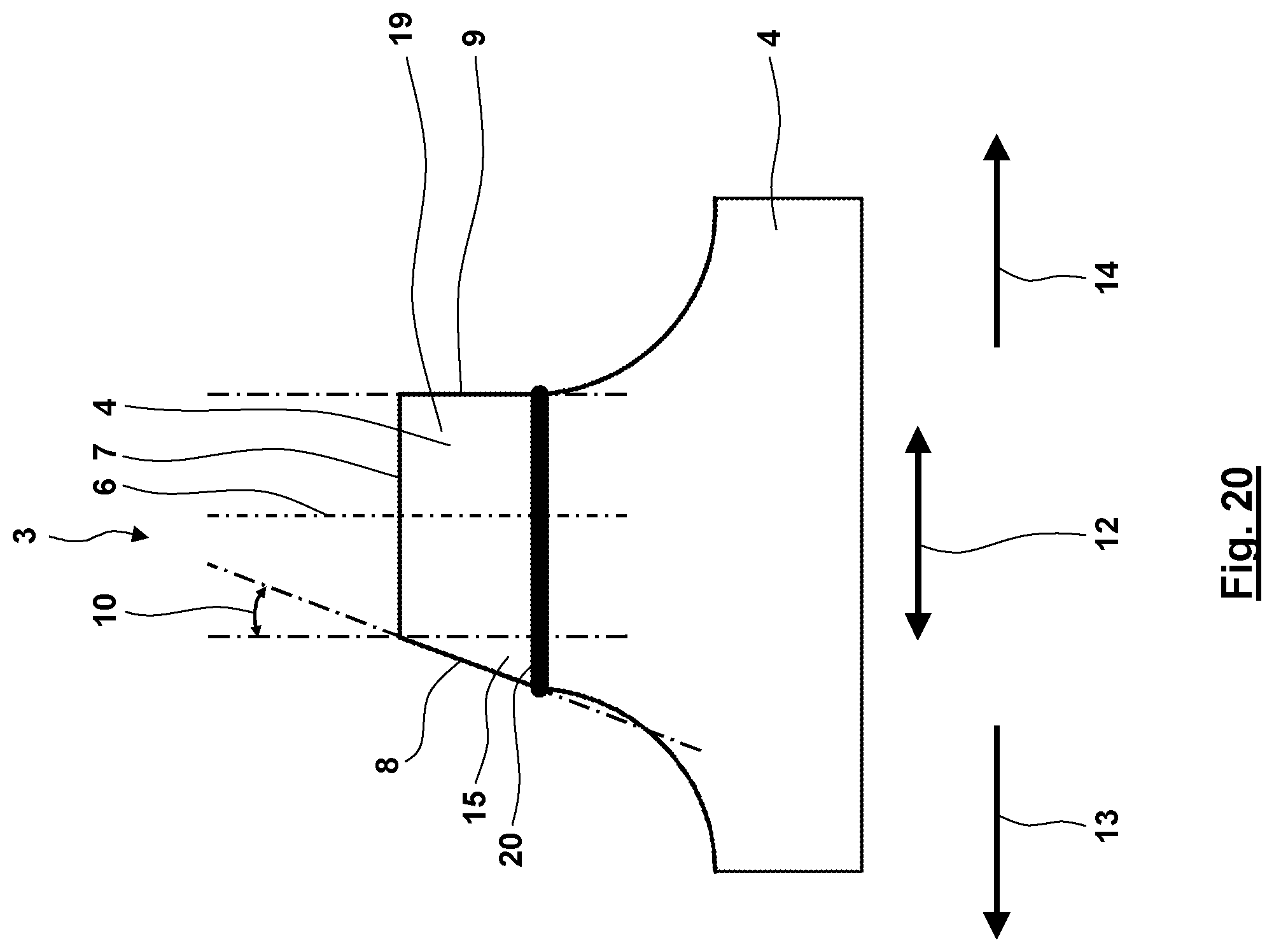 Patent US12103096 Figure 19 – Machining tool having asymmetrical teeth having cutting particles