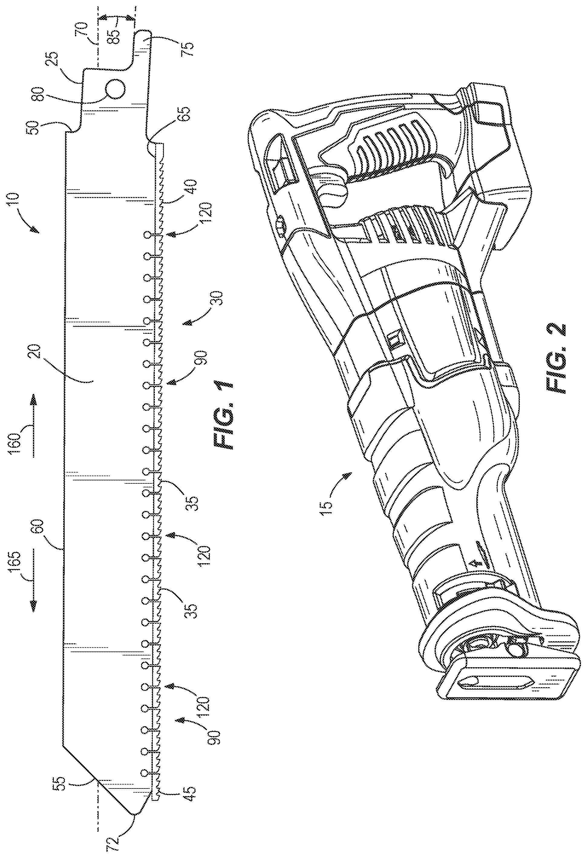Patent US12103097 Figure 1 – Saw blade