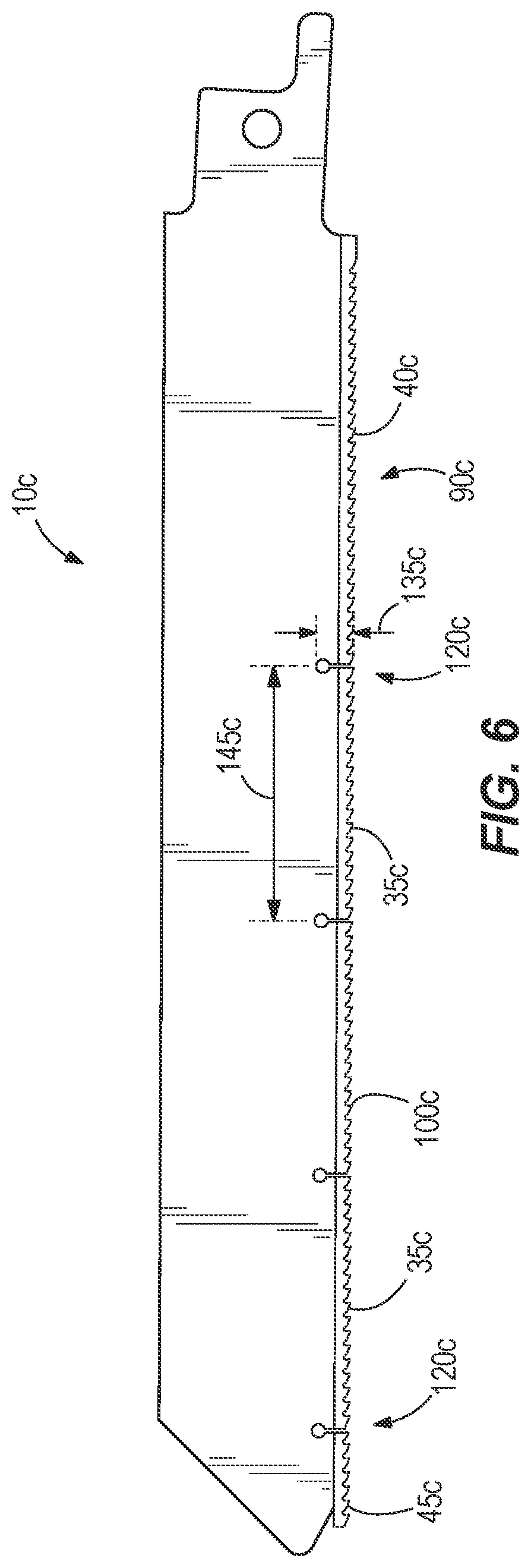 Patent US12103097 Figure 4 – Saw blade