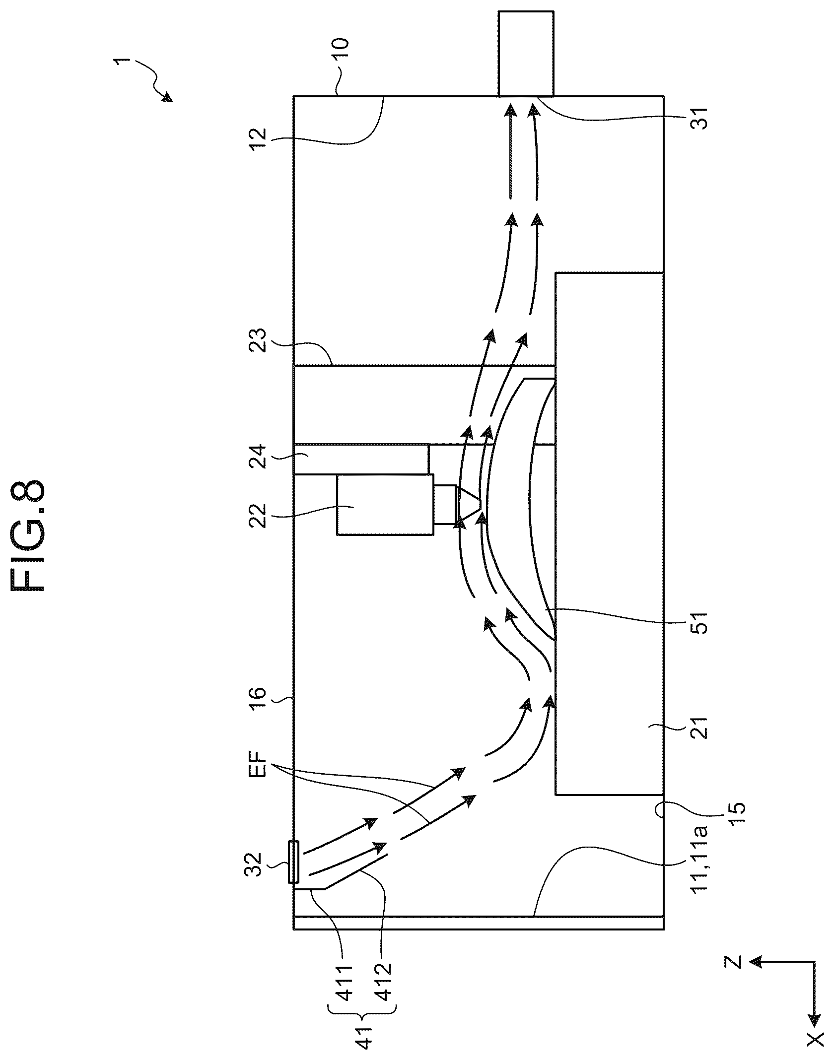 Patent US12103104 Figure 8 – Laser machine