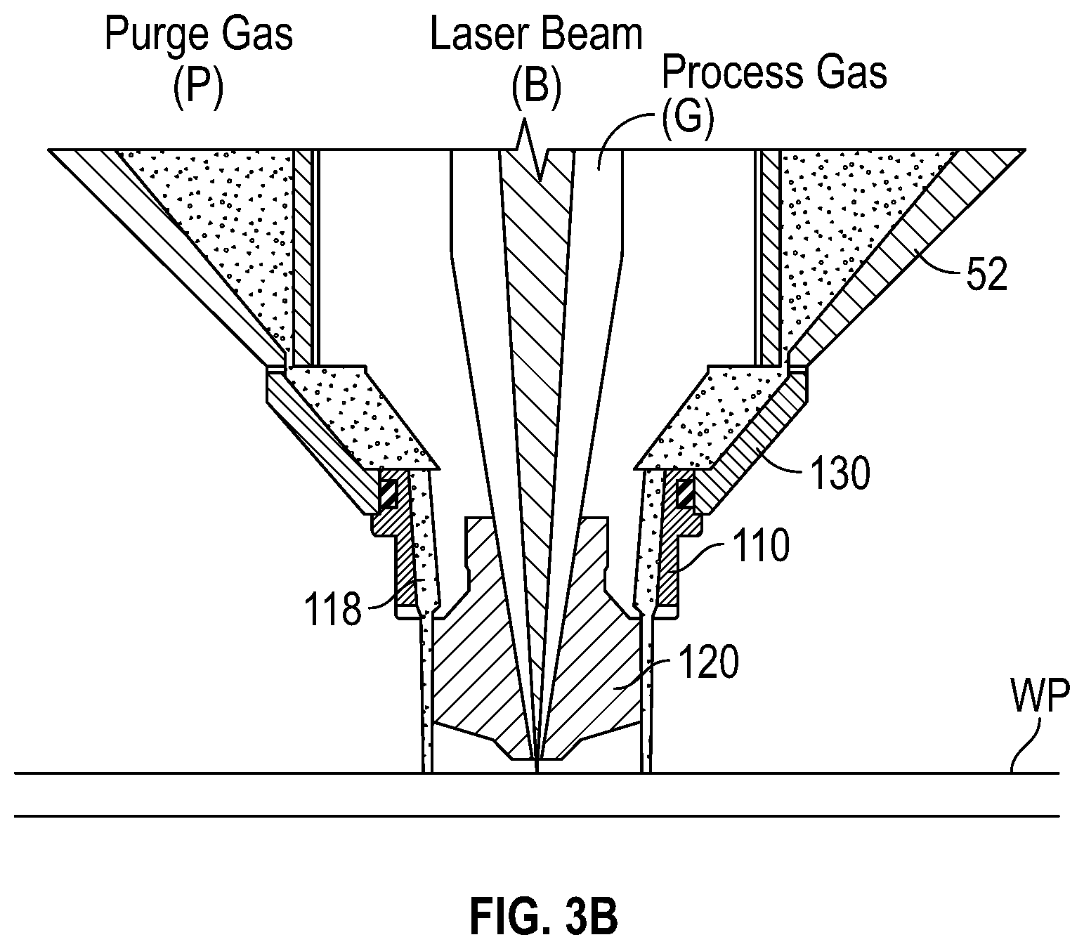 Patent US12103105 Figure 5 – Nozzle adapter for laser cutting head