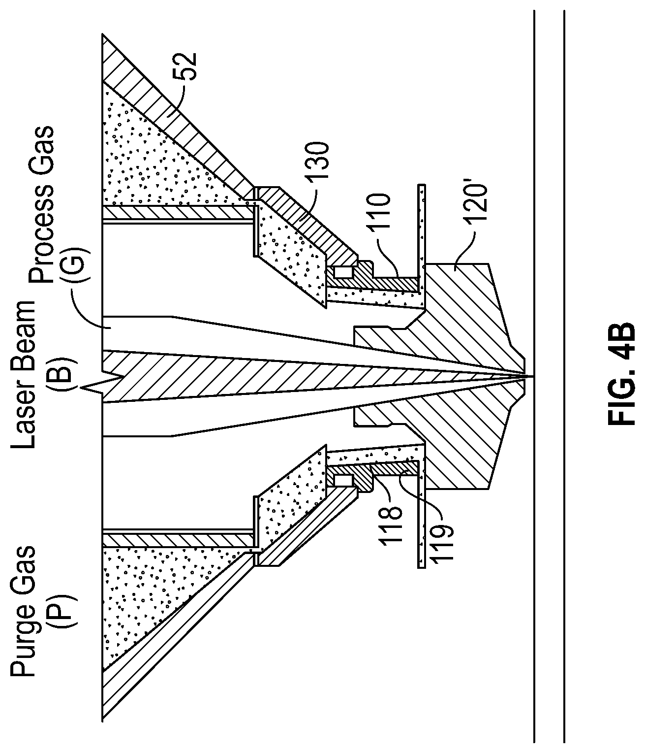 Patent US12103105 Figure 7 – Nozzle adapter for laser cutting head