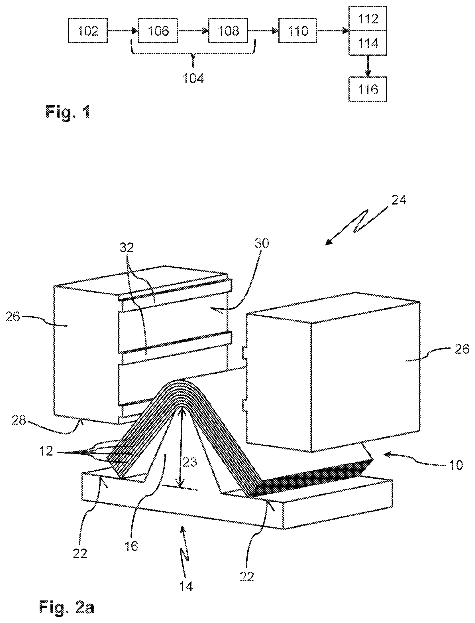 Patent US12103106 Figure 1 – Method and system for laser welding a multiplicity of foils