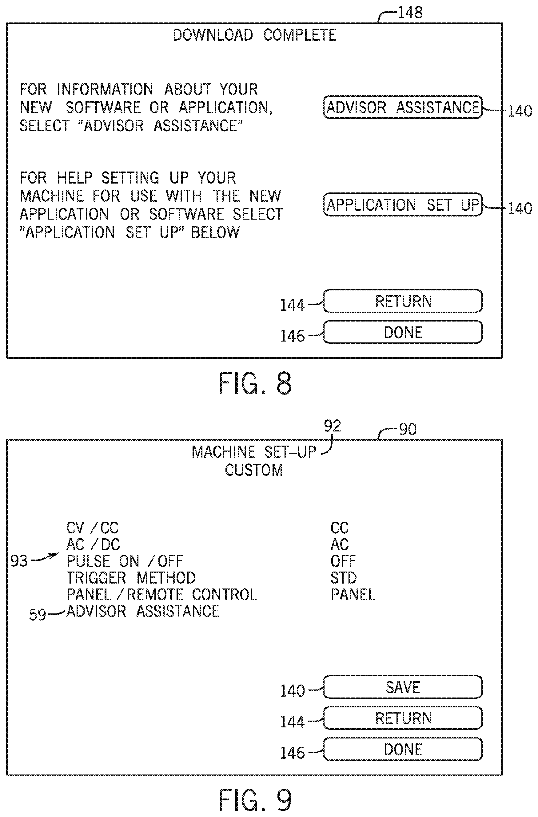 Patent US12103117 Figure 6 – Automated system for machine set-up of welding power sources and welding systems