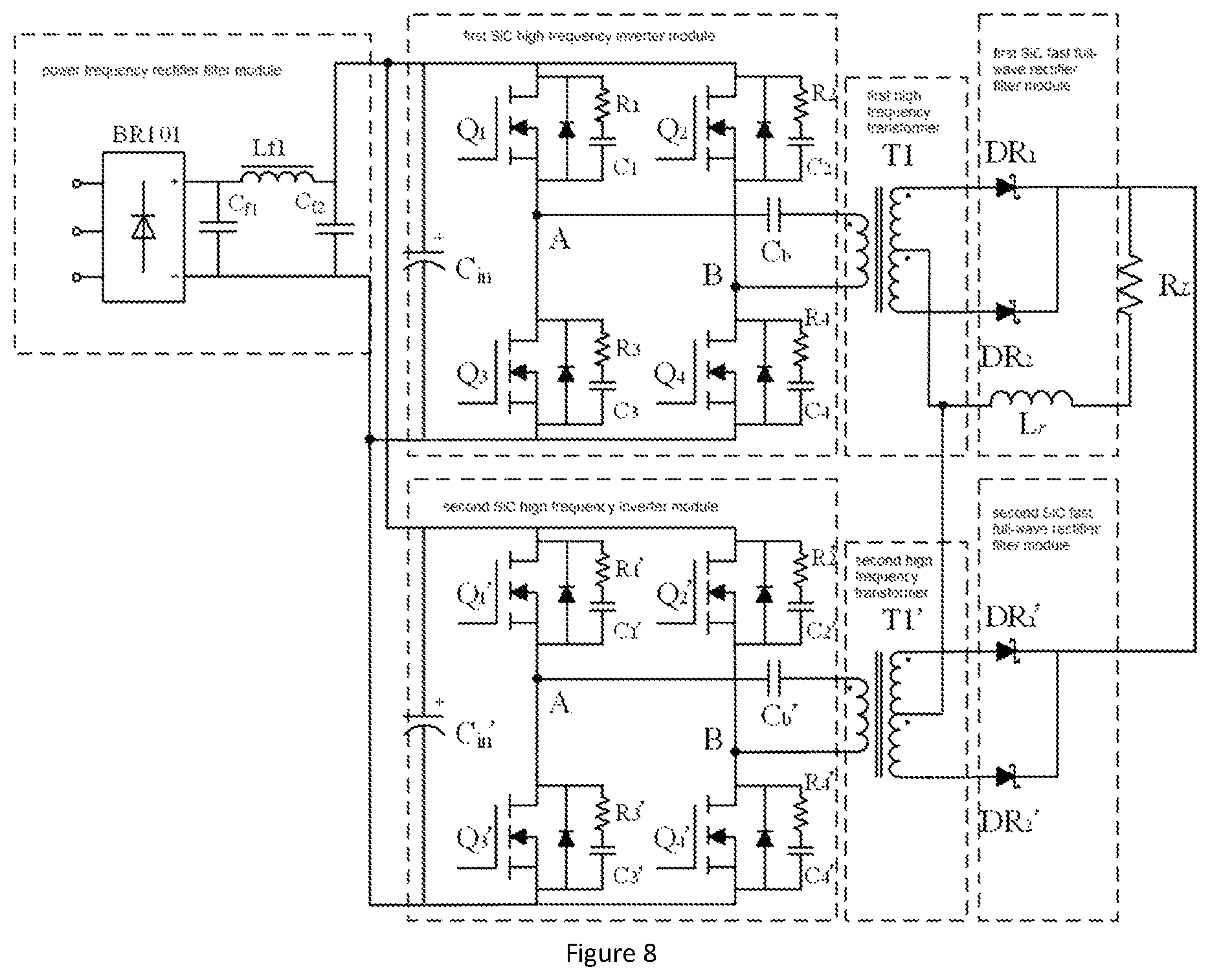 Patent US12103118 Figure 5 – Dual-pulse MIG welding power source based on SiC power devices