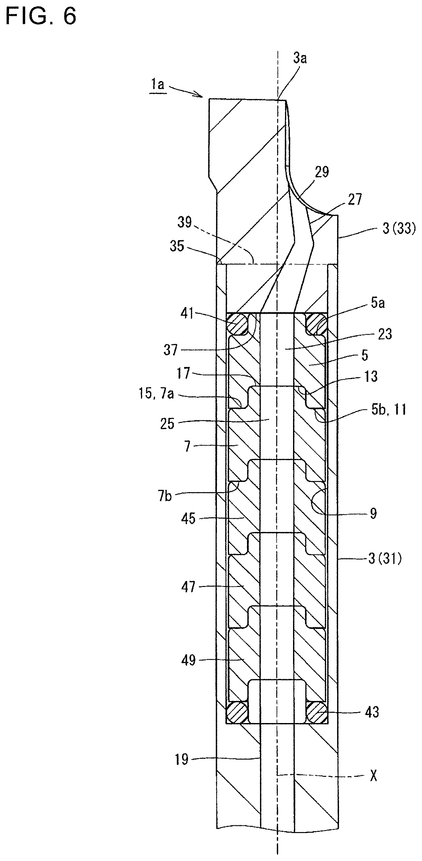 Patent US12103125 Figure 6 – Holder, cutting tool, and method for manufacturing machined product