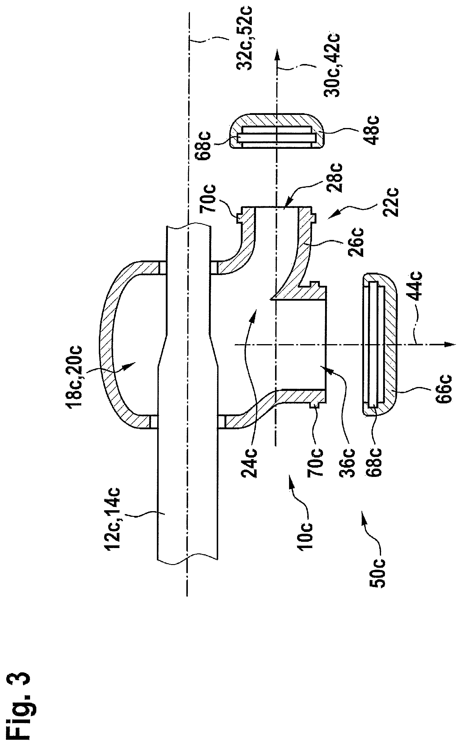 Patent US12103126 Figure 3 – Suction adapter for connecting an insertion tool to a suction apparatus