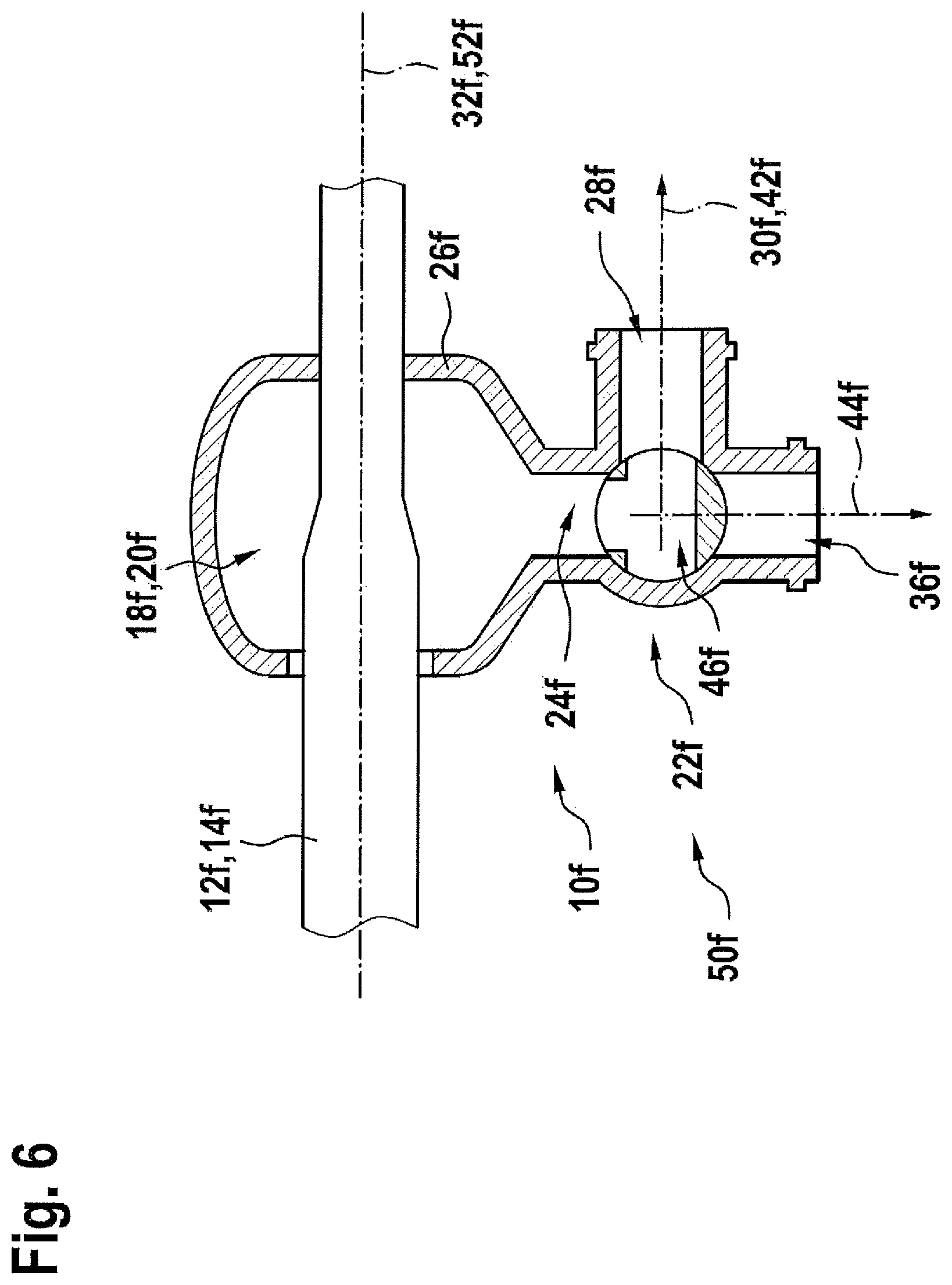 Patent US12103126 Figure 6 – Suction adapter for connecting an insertion tool to a suction apparatus