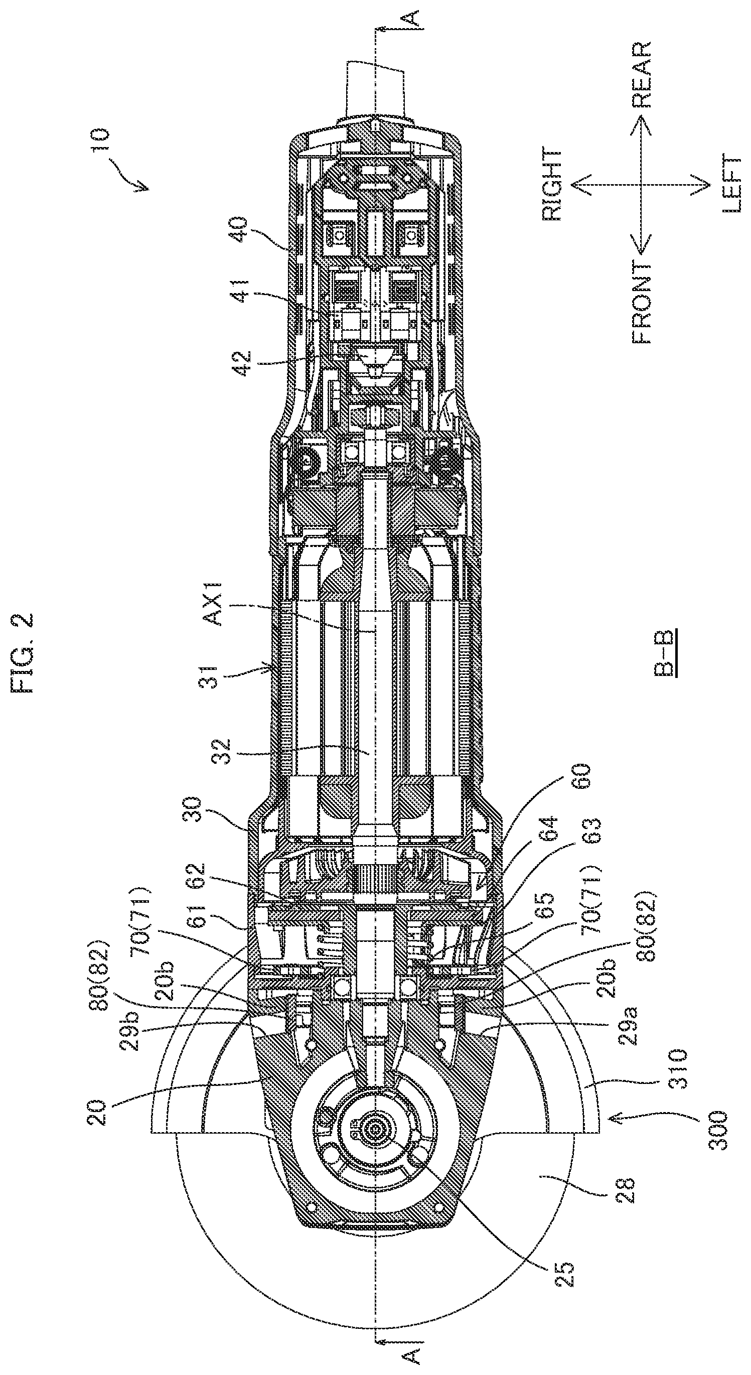 Patent US12103127 Figure 2 – Power tool