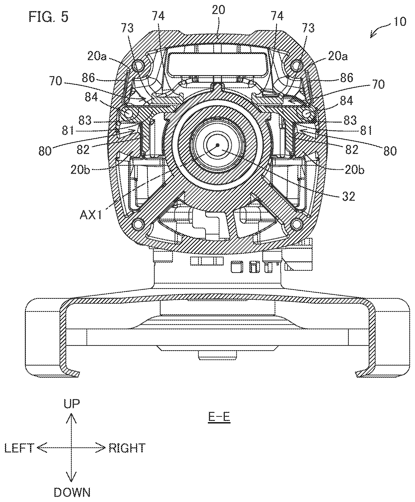 Patent US12103127 Figure 5 – Power tool