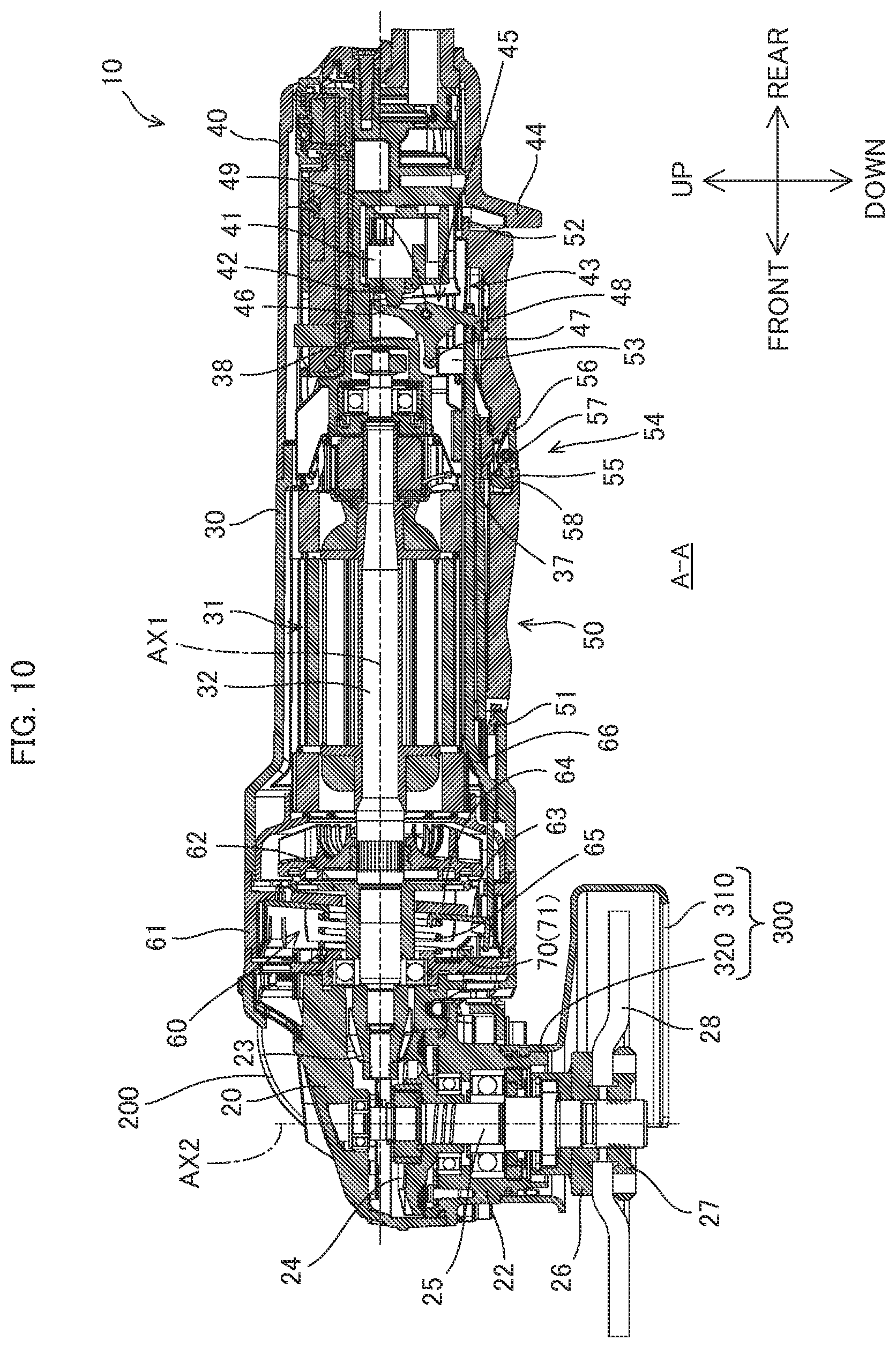 Patent US12103127 Figure 10 – Power tool