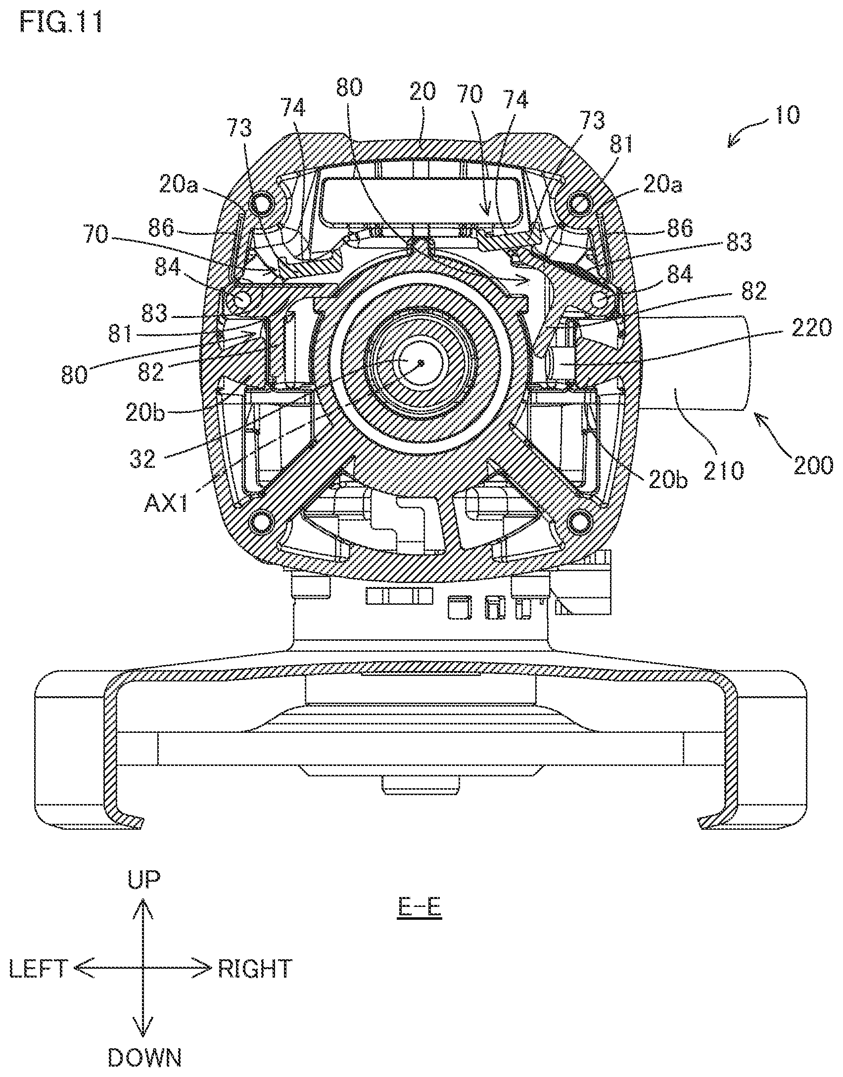 Patent US12103127 Figure 11 – Power tool
