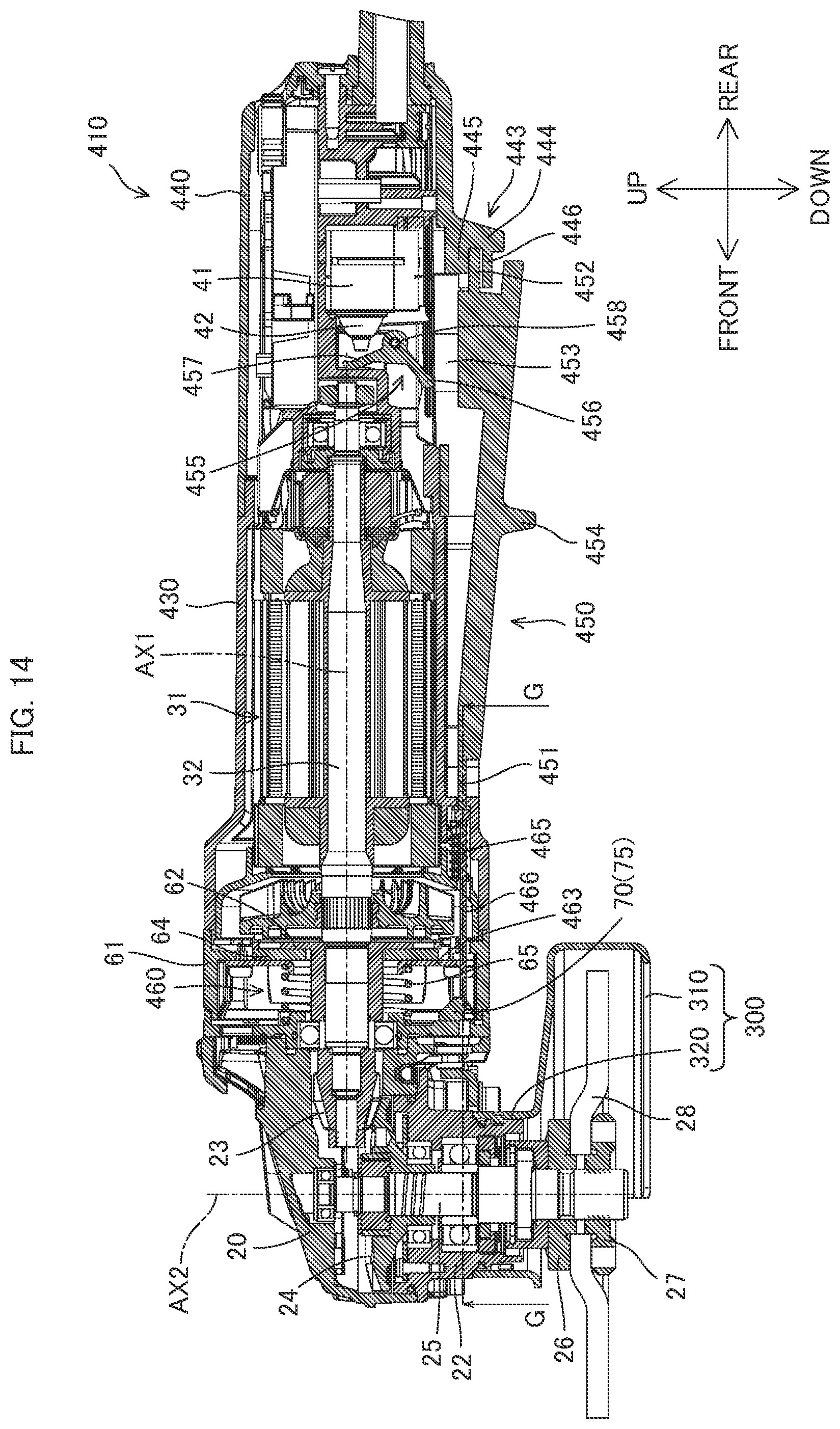 Patent US12103127 Figure 14 – Power tool