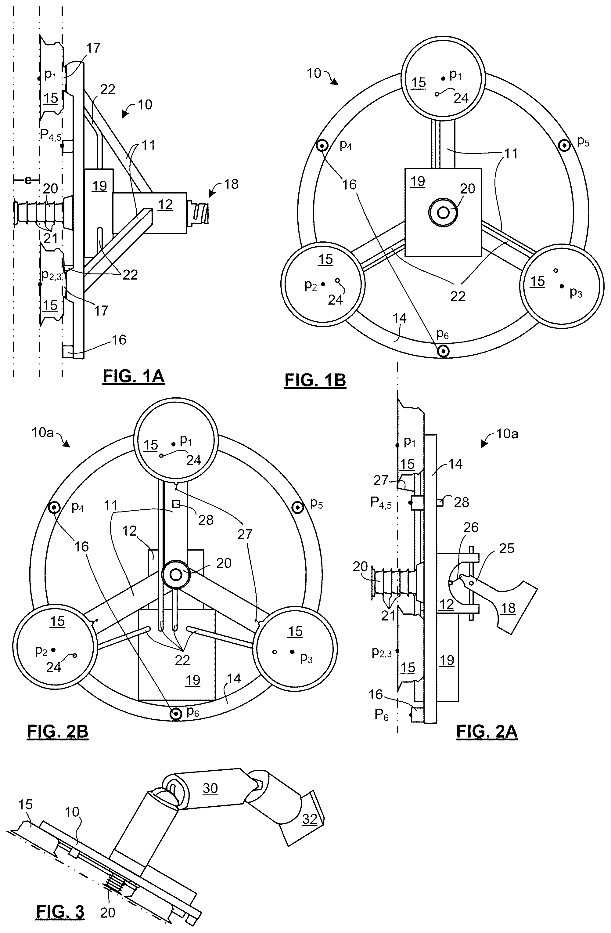 Patent US12103130 Figure 1 – Base attachment module for small aerial vehicles