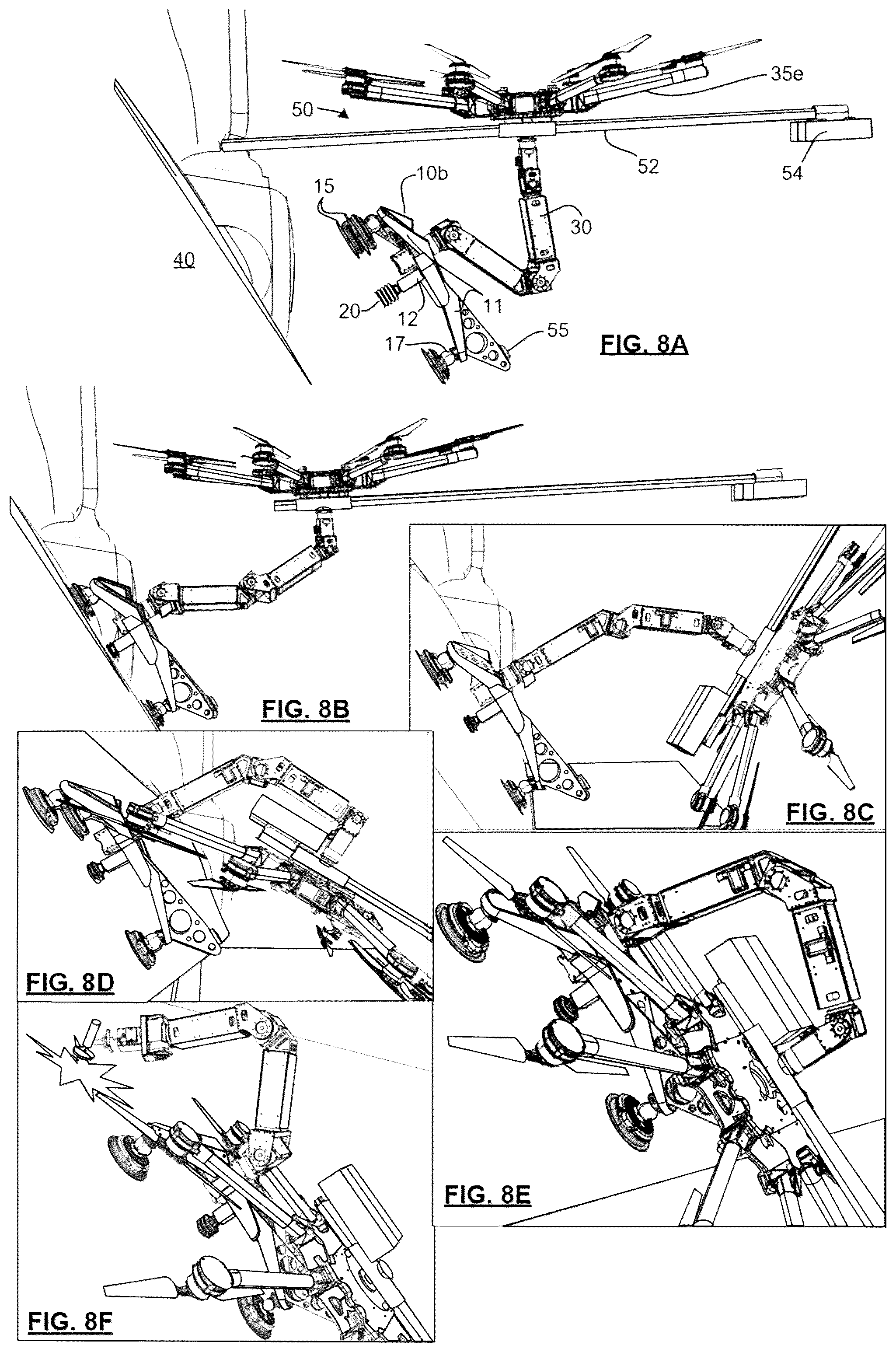 Patent US12103130 Figure 4 – Base attachment module for small aerial vehicles