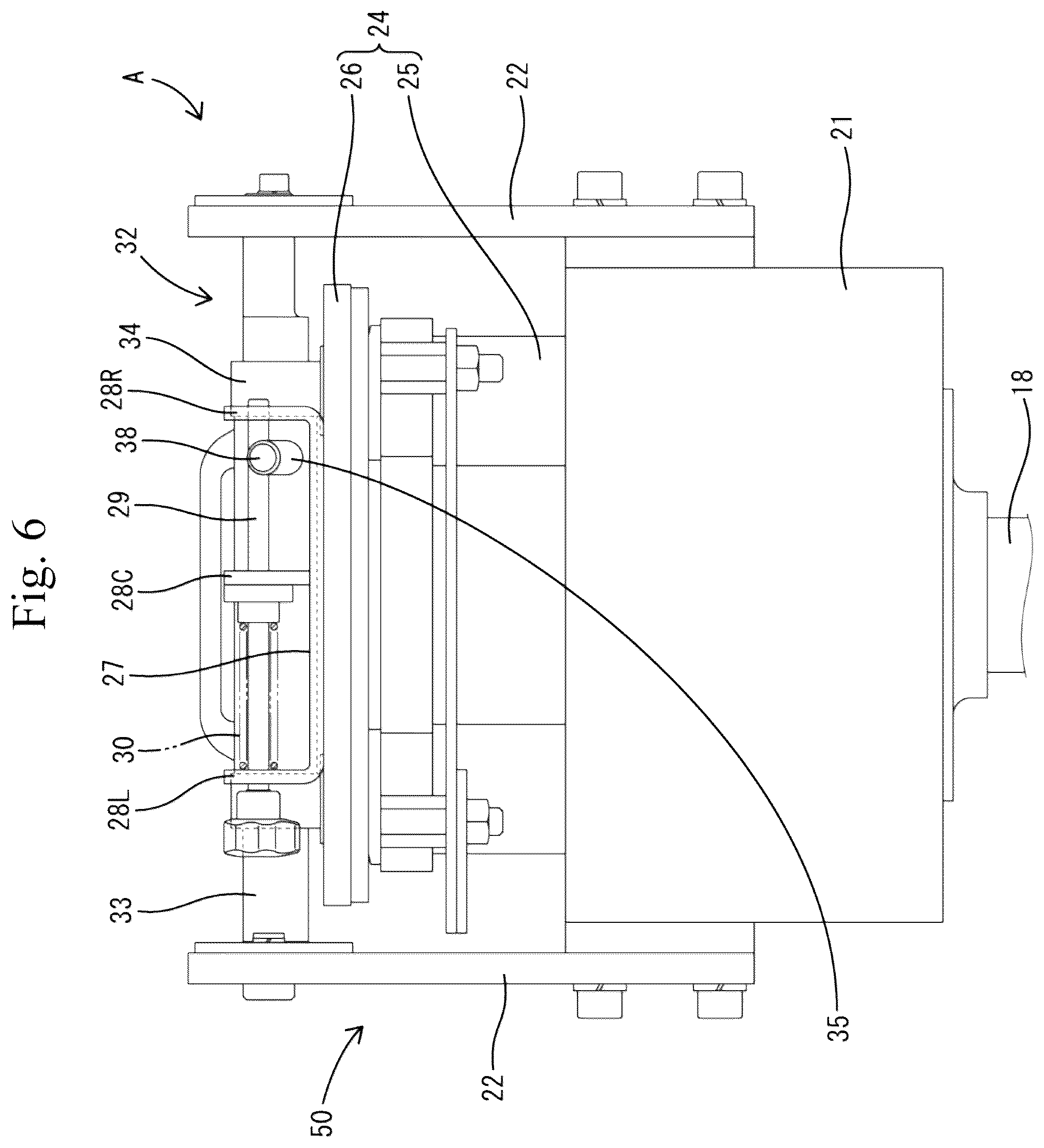 Patent US12103132 Figure 6 – Centrifugal barrel polishing machine and centrifugal barrel polishing method
