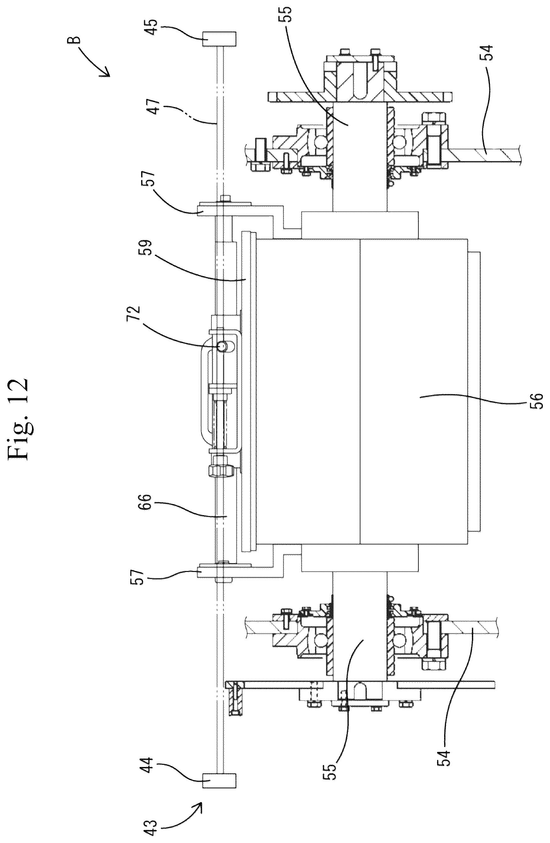 Patent US12103132 Figure 12 – Centrifugal barrel polishing machine and centrifugal barrel polishing method