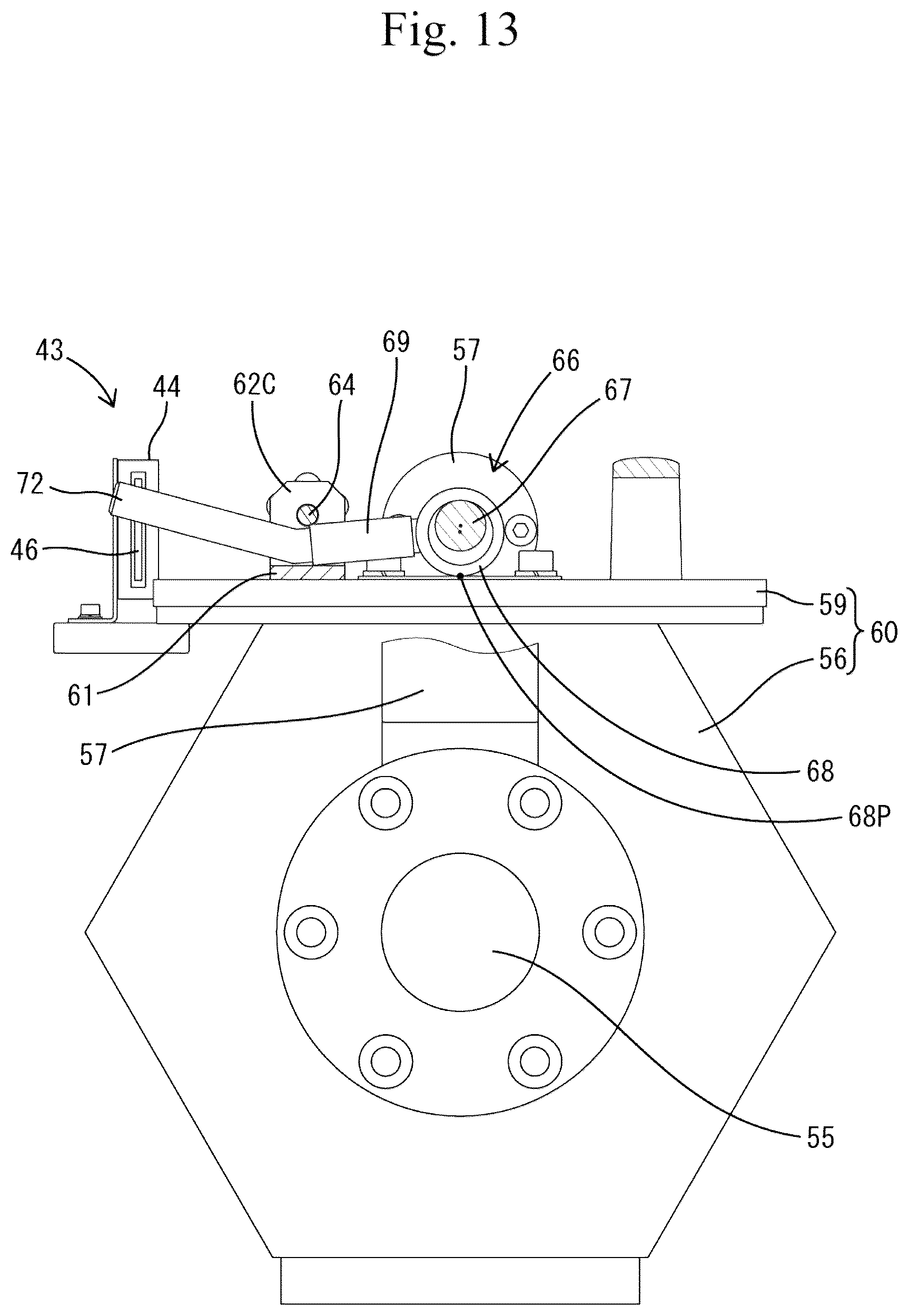 Patent US12103132 Figure 13 – Centrifugal barrel polishing machine and centrifugal barrel polishing method