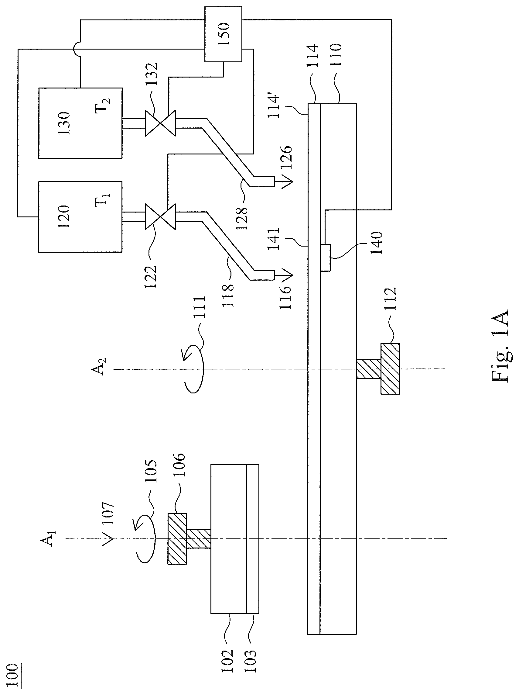 Patent US12103133 Figure 1 – Chemical-mechanical polishing apparatus
