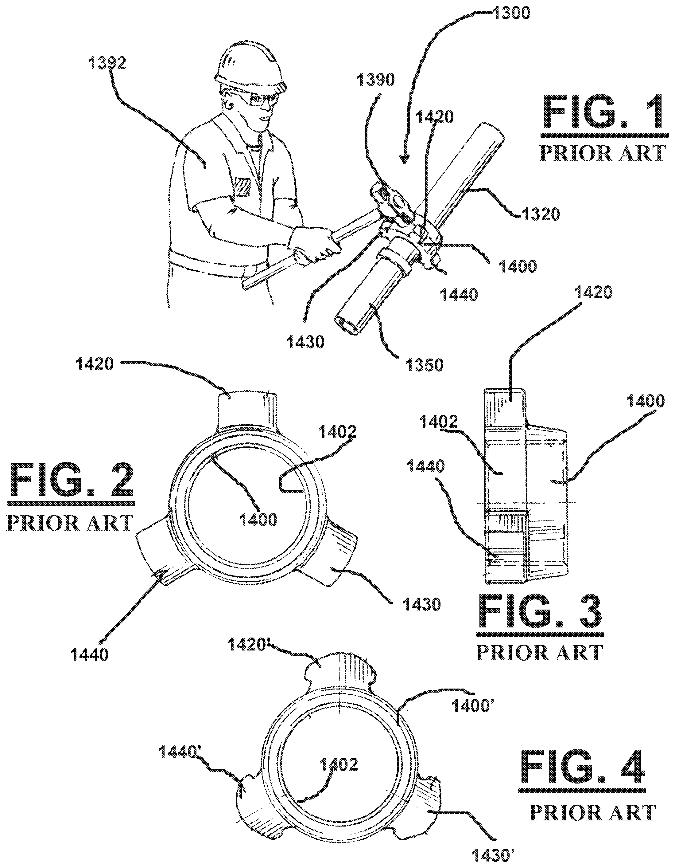 Patent US12103143 Figure 1 – Method for tightening or loosening with a squeezing clamp hammer union torque tool