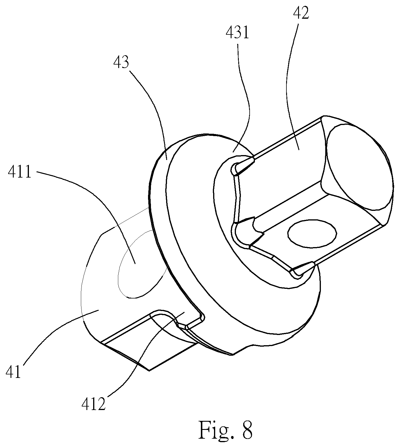 Patent US12103145 Figure 7 – Hand tool for enhancing strength of working head