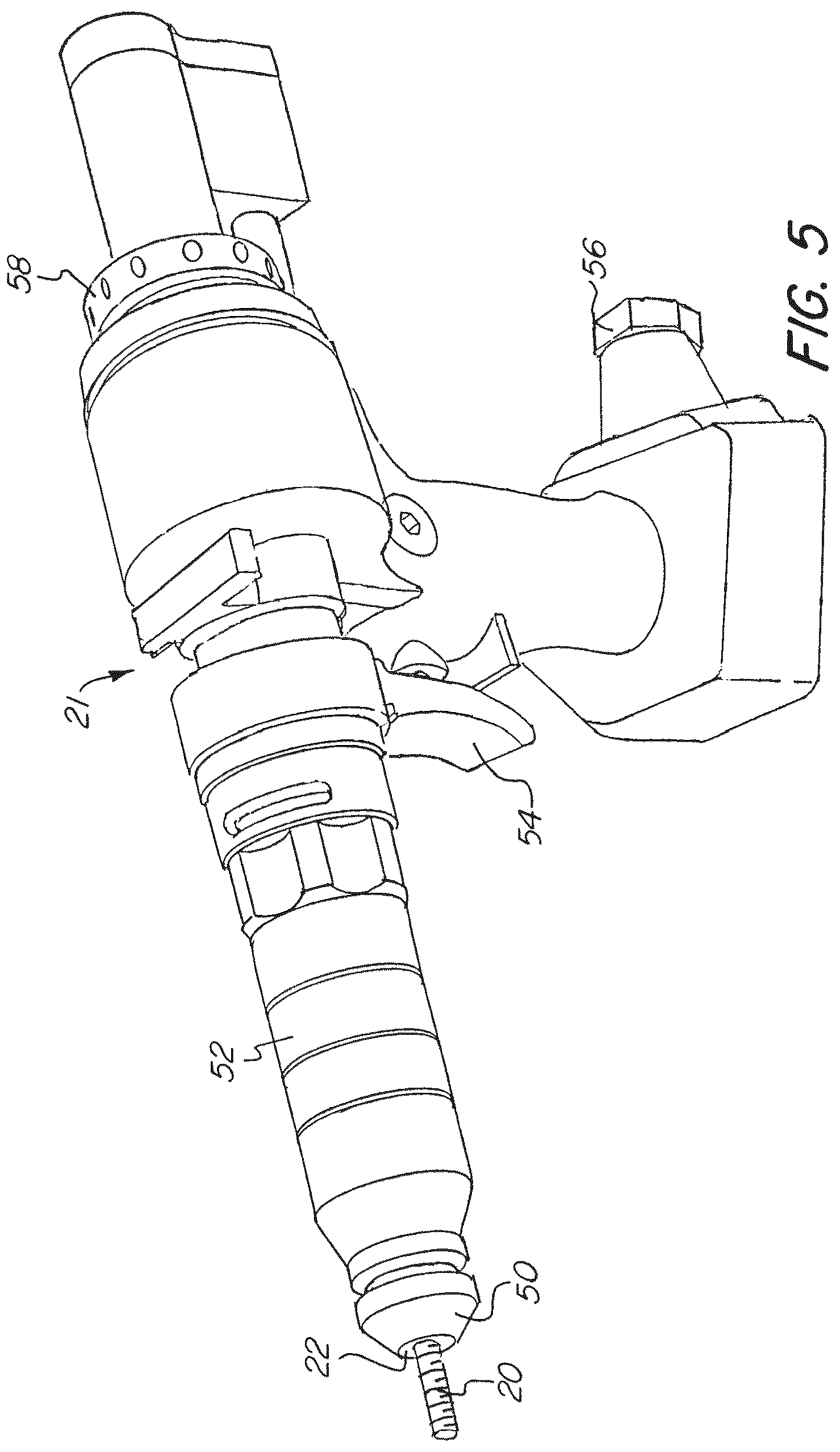 Patent US12103147 Figure 5 – System and method for installing a manifold plug