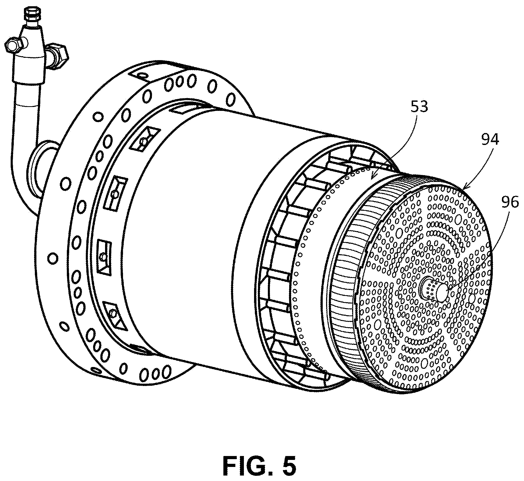 Patent US12103148 Figure 4 – Aft inner cap plate removal method and tooling for a combustor with micromixer tubes