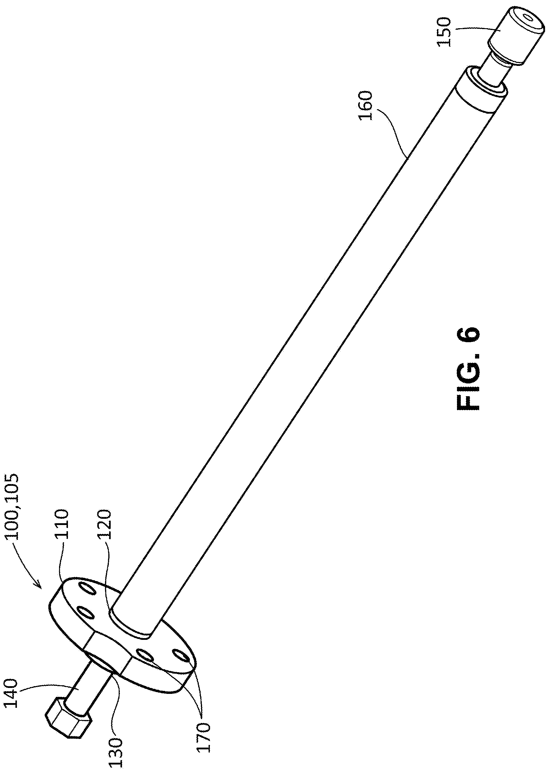 Patent US12103148 Figure 5 – Aft inner cap plate removal method and tooling for a combustor with micromixer tubes